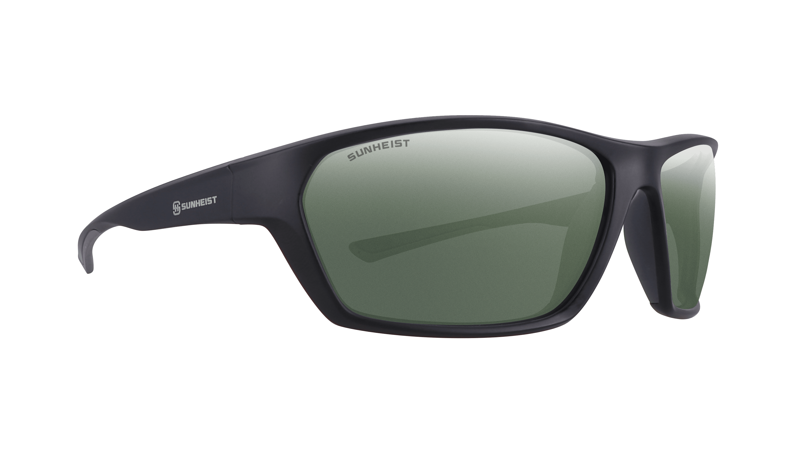 Matte Black / Green with Light Mirror