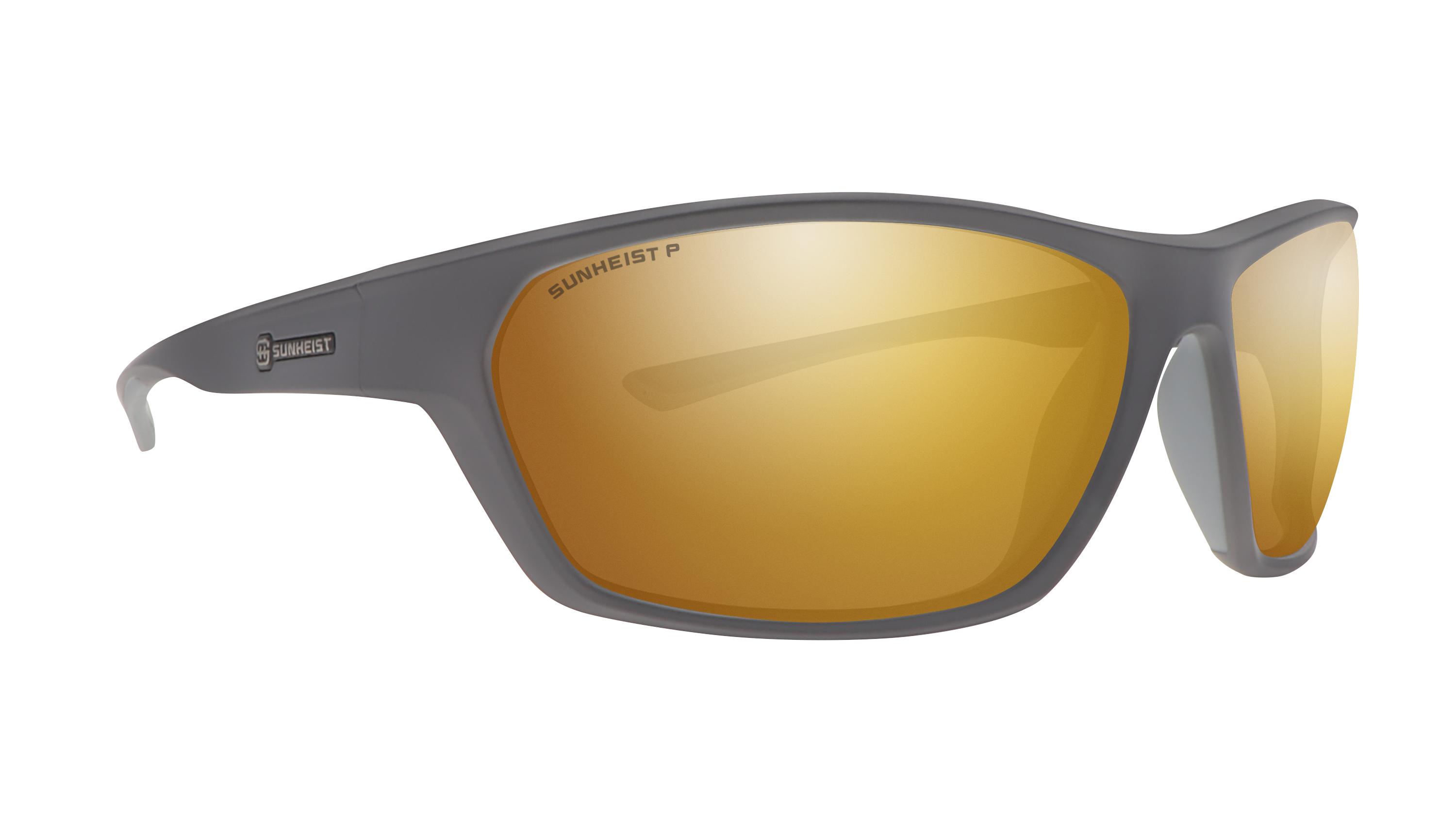 Matte Gray / Brown with Gold Full Mirror Polarized