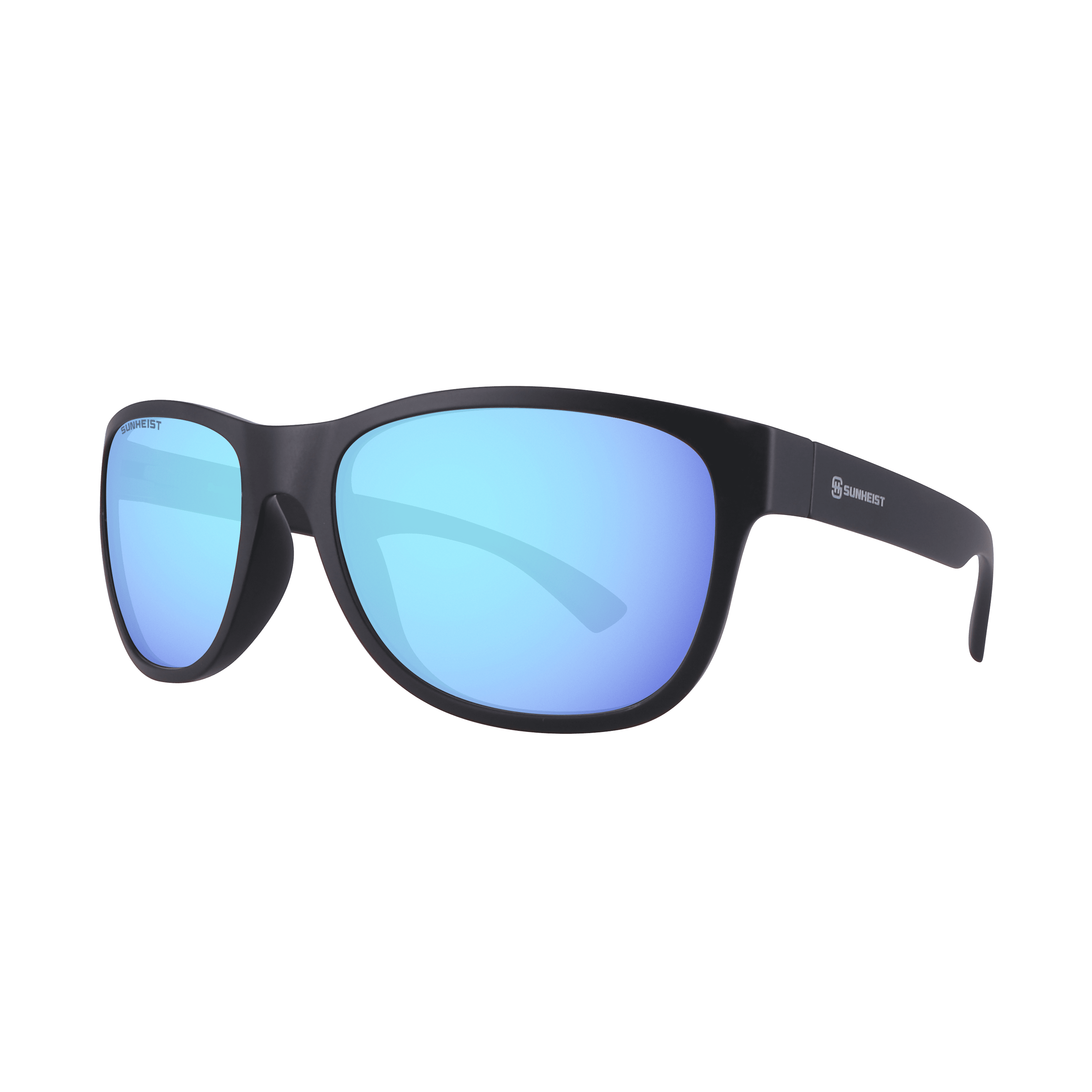 Matte Black / Smoke with Icy Blue Mirror