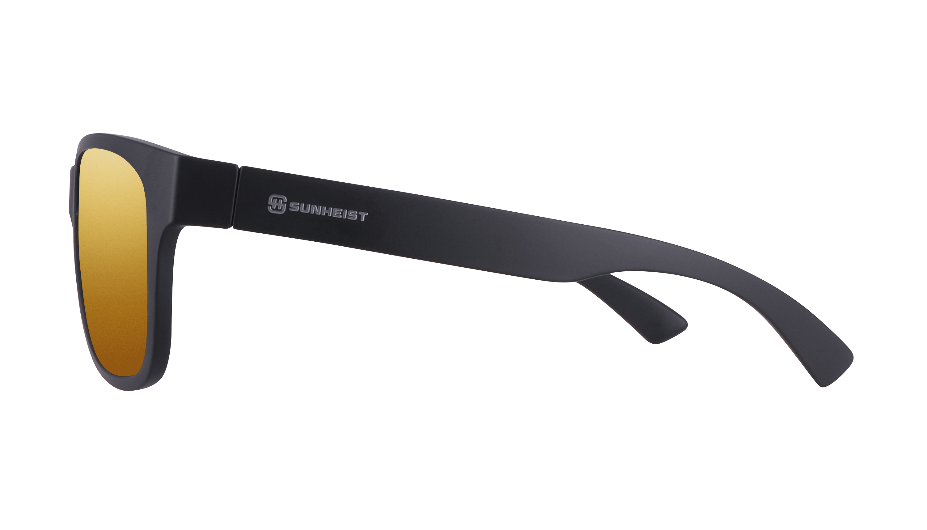 Matte Black / Brown with Gold Mirror