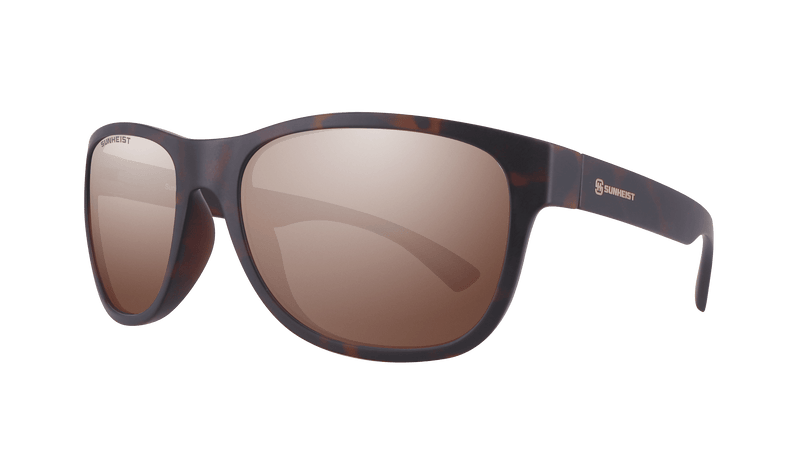 Matte Brown Tortoise / Brown with Light Mirror