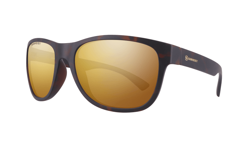 Matte Brown Tortoise / Brown with Gold Mirror