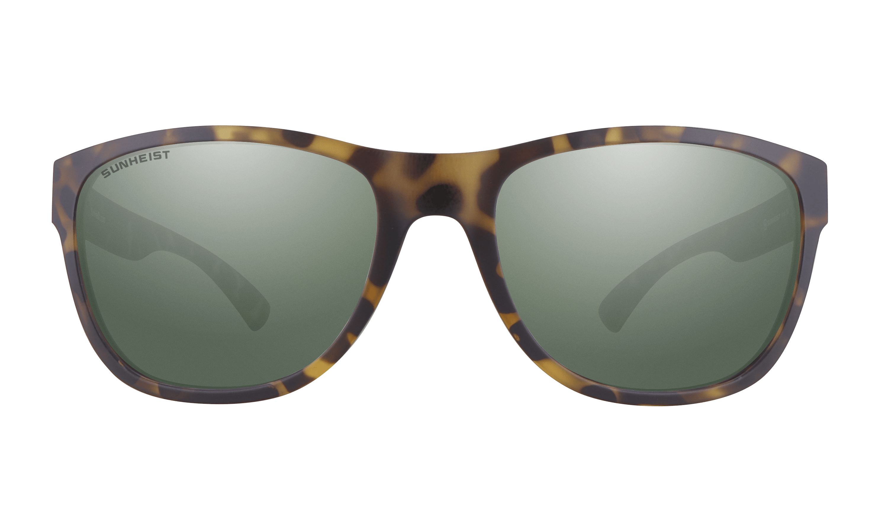 Matte Yellow Tortoise / Green with Light Mirror