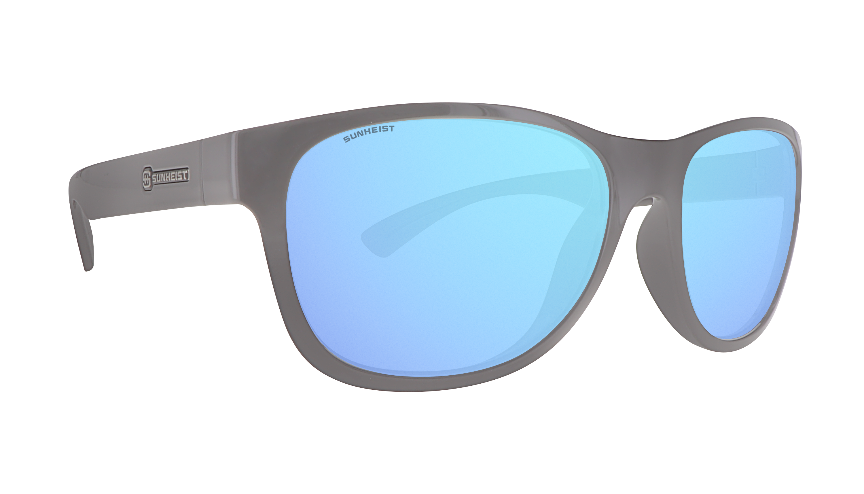 Gloss Gray / Smoke with Icy Blue Mirror