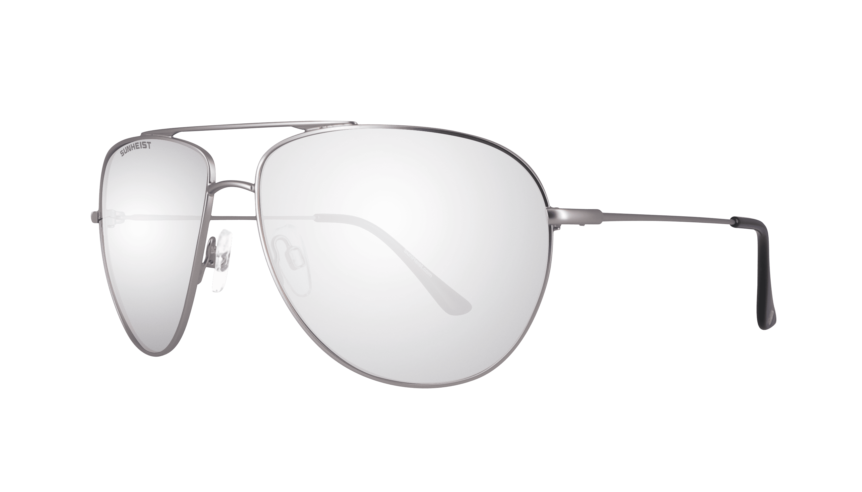 Matte Silver / Smoke with Full Mirror