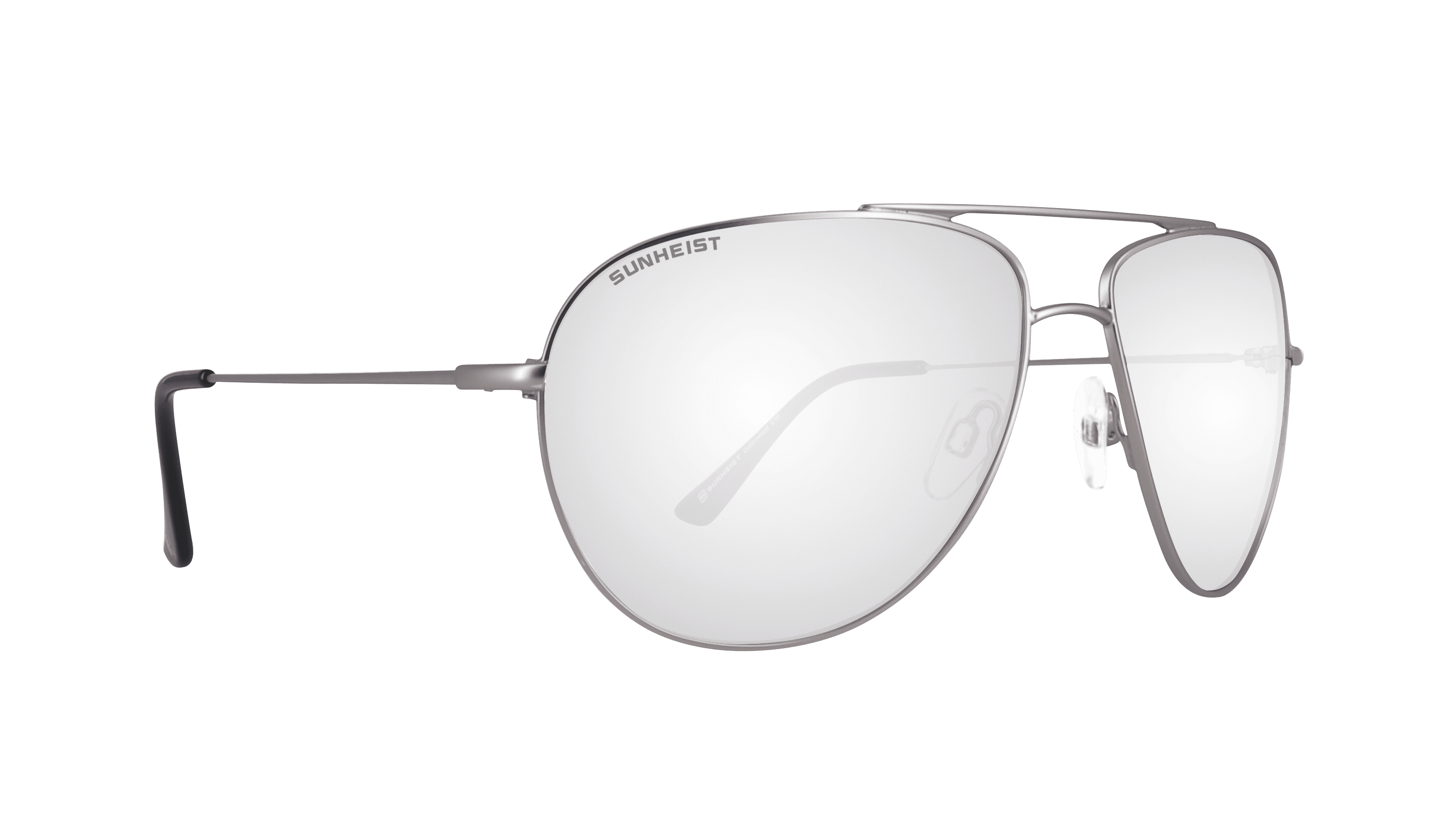 Matte Silver / Smoke with Full Mirror