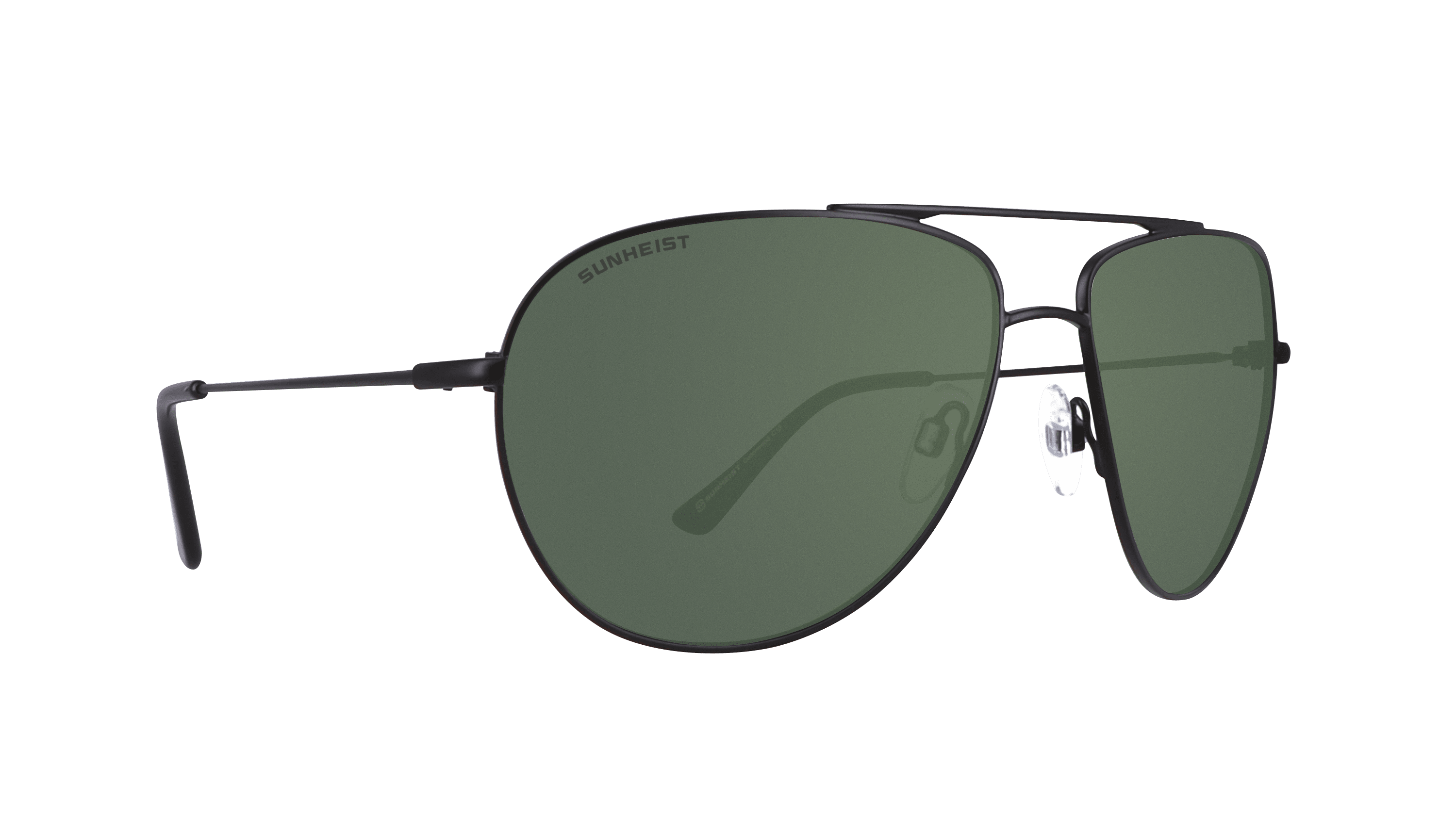 Matte Black / Green Polarized