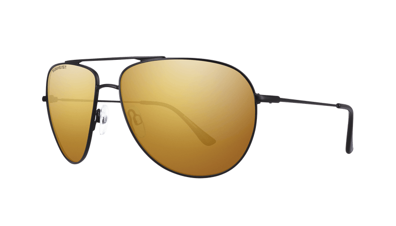 Matte Black / Brown with Gold Mirror Polarized