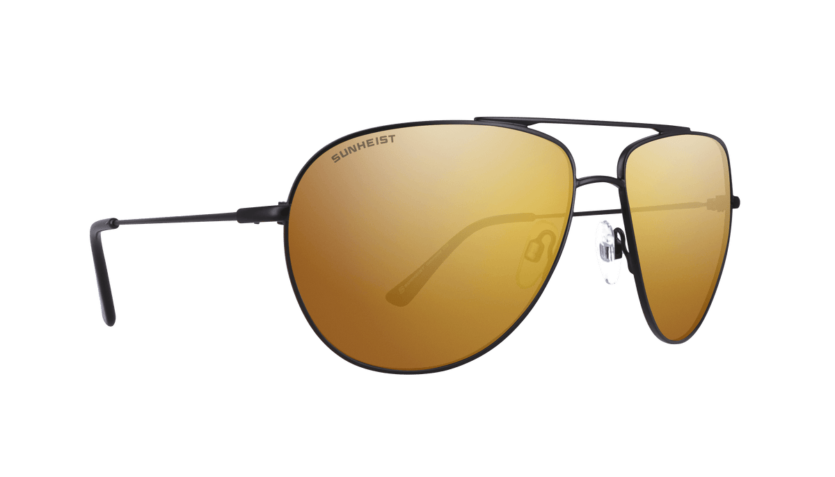Matte Black / Brown with Gold Mirror Polarized