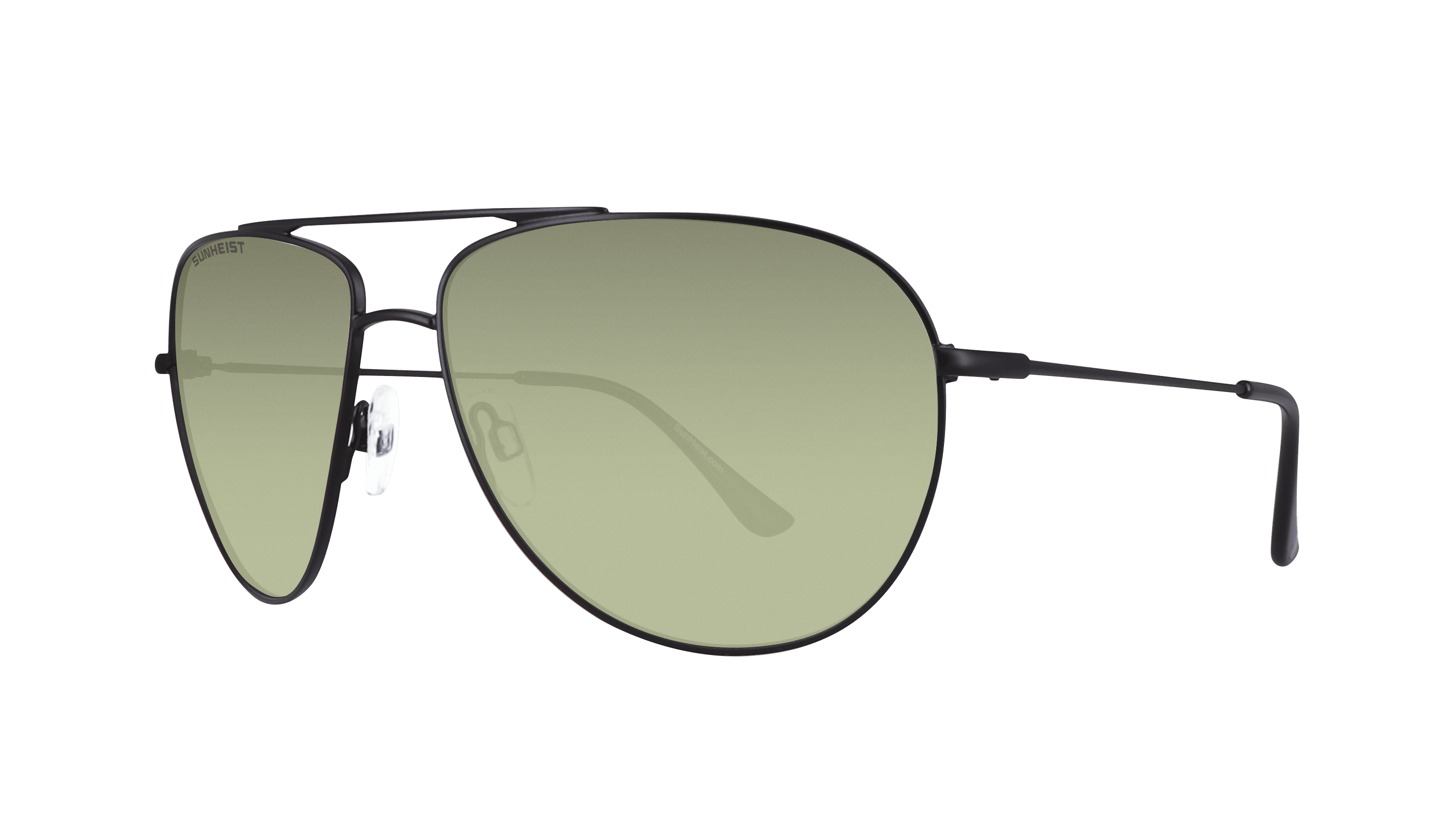 Matte Black / Gradient Green with Light Mirror