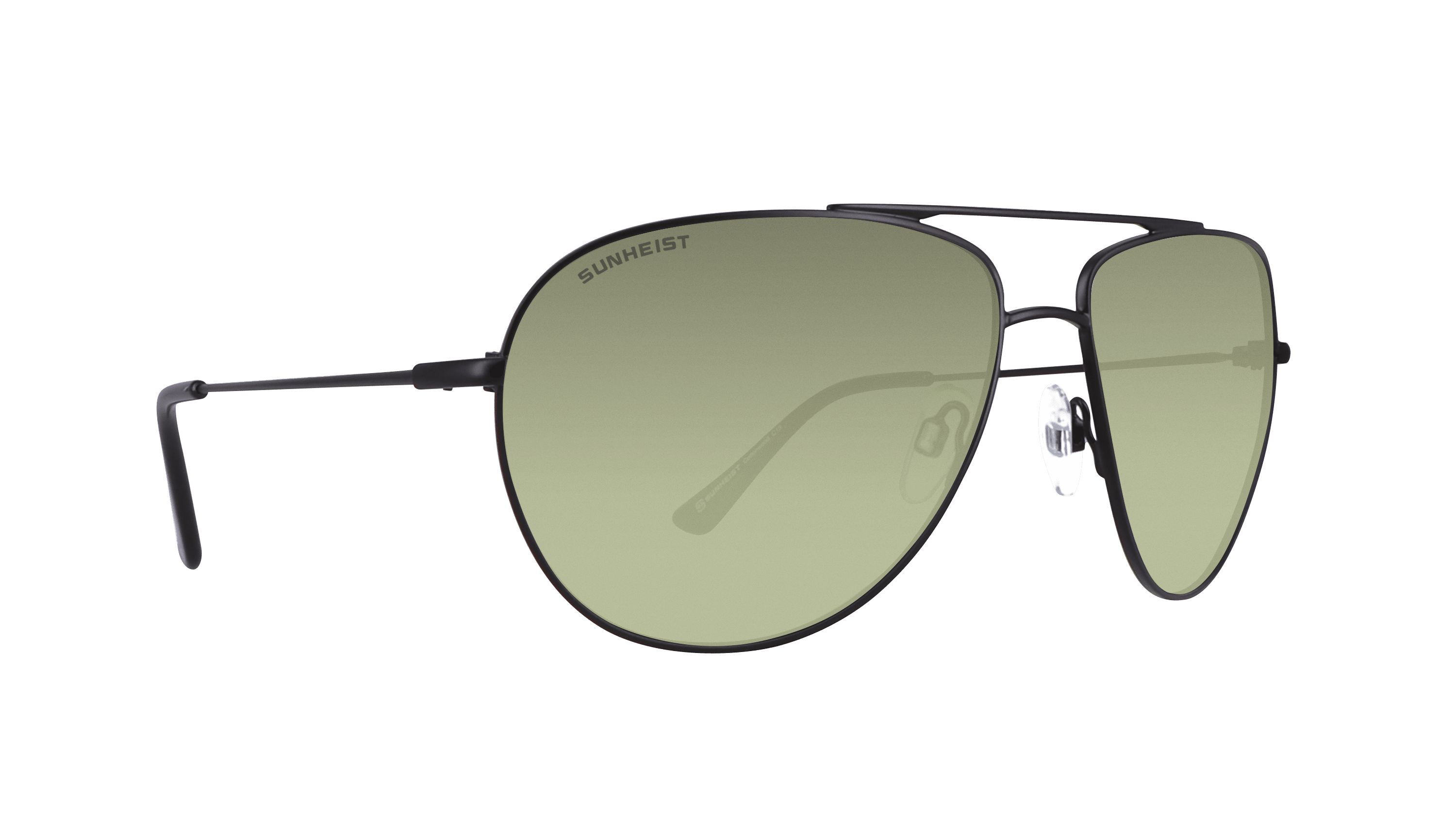 Matte Black / Gradient Green with Light Mirror