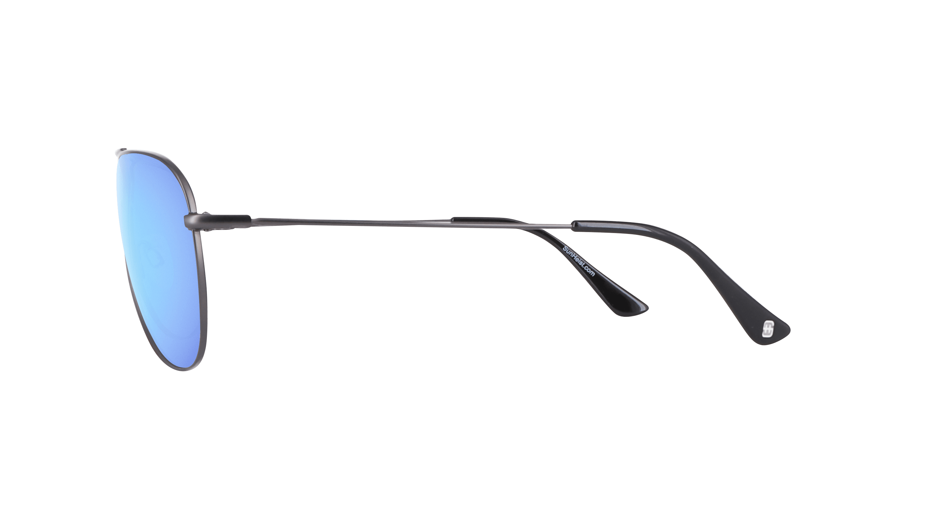 Matte Dark Gun / Smoke with Icy Blue Mirror Polarized