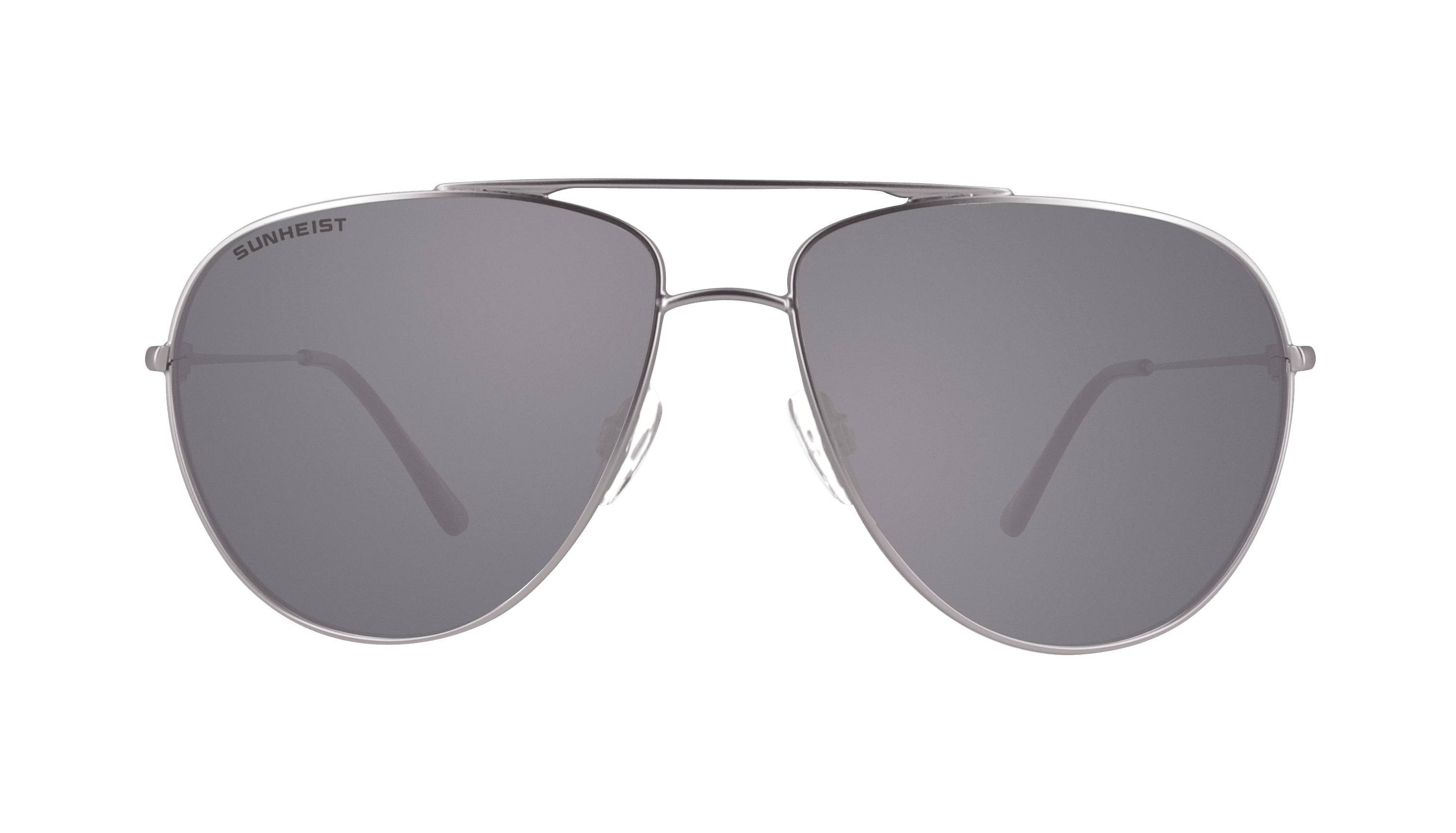 Matte Silver / Smoke Polarized
