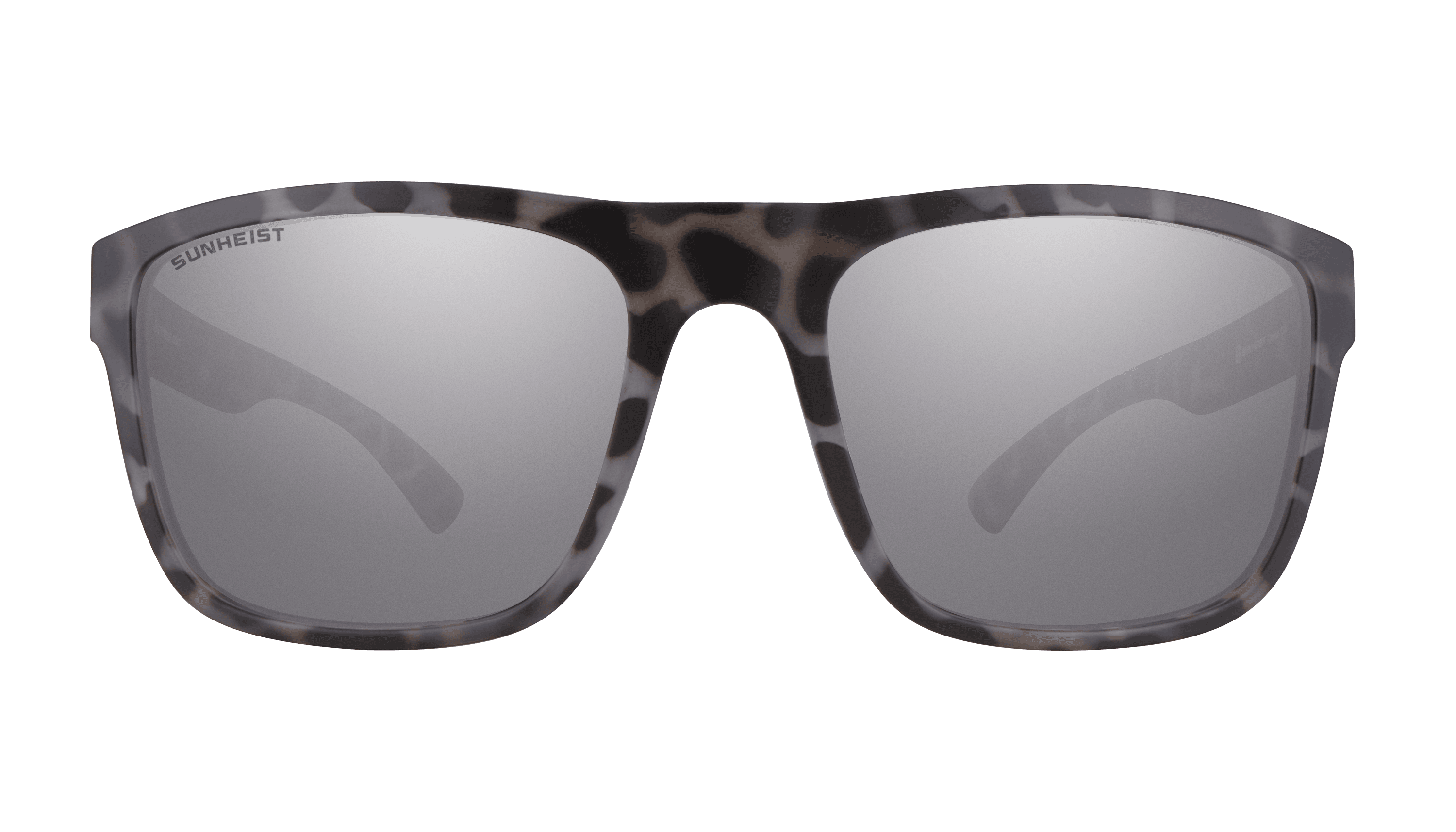 Matte Gray Tortoise / Smoke with Light Mirror