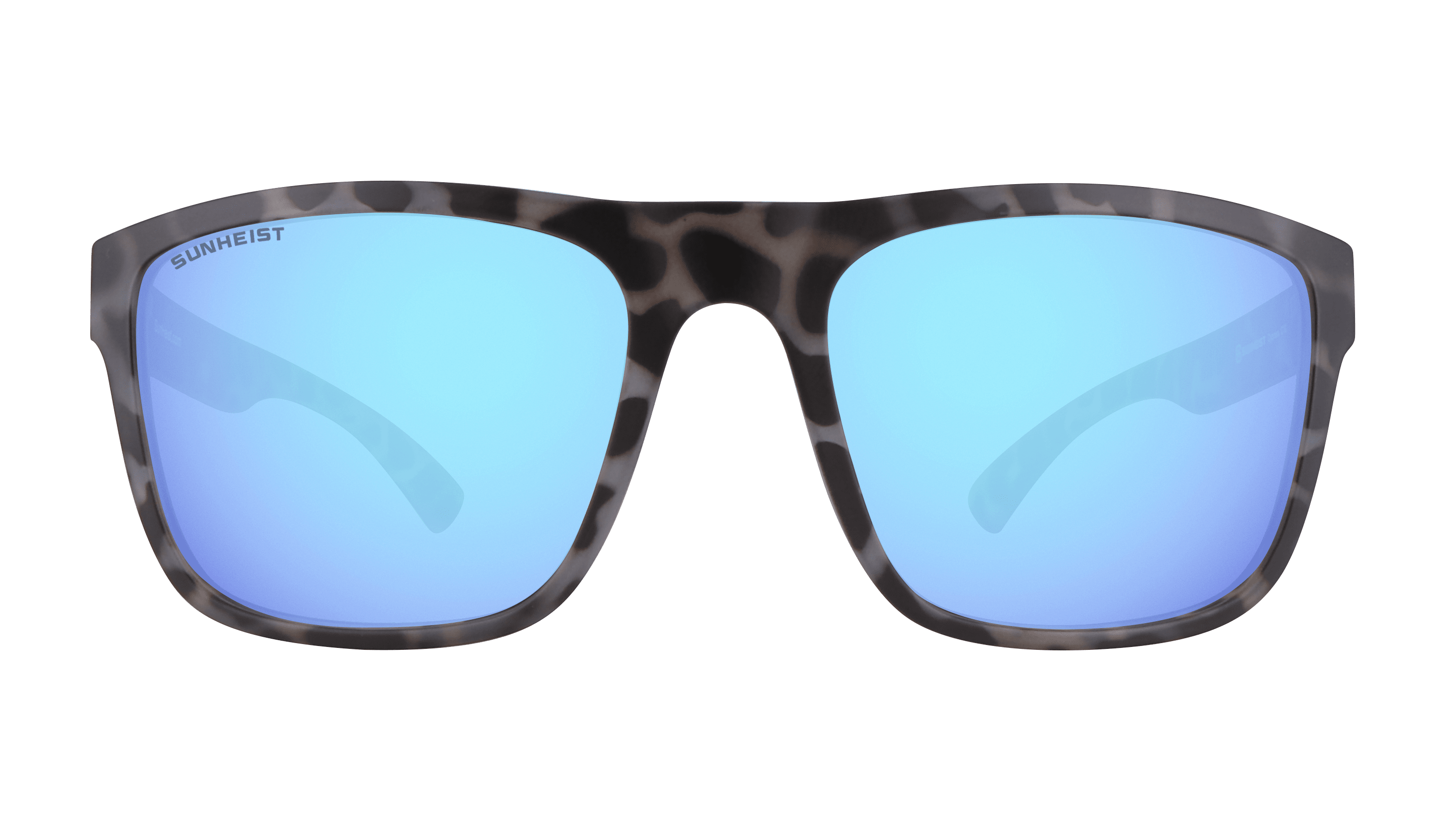 Matte Gray Tortoise / Smoke with Icy Blue Mirror