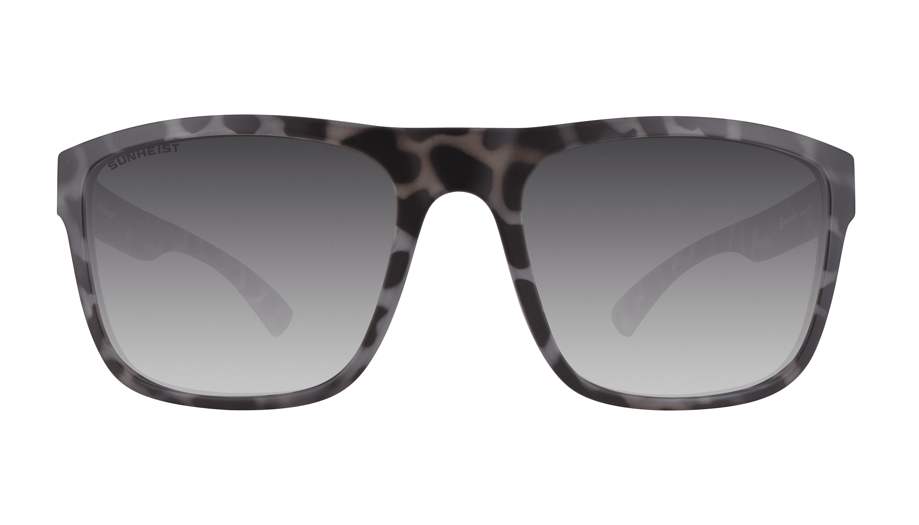 Matte Gray Tortoise / Smoke Gradient with Light Mirror