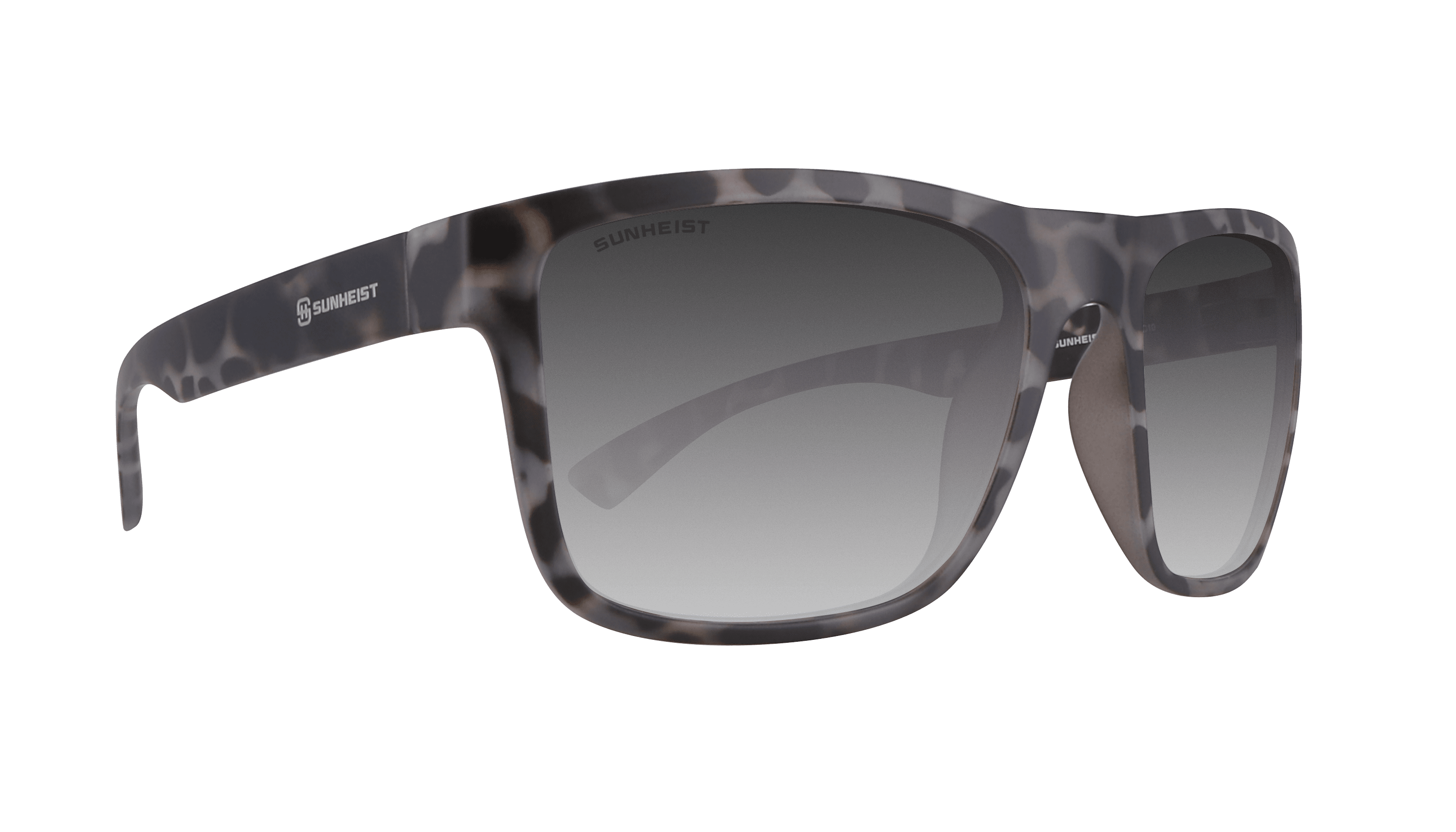 Matte Gray Tortoise / Smoke Gradient with Light Mirror