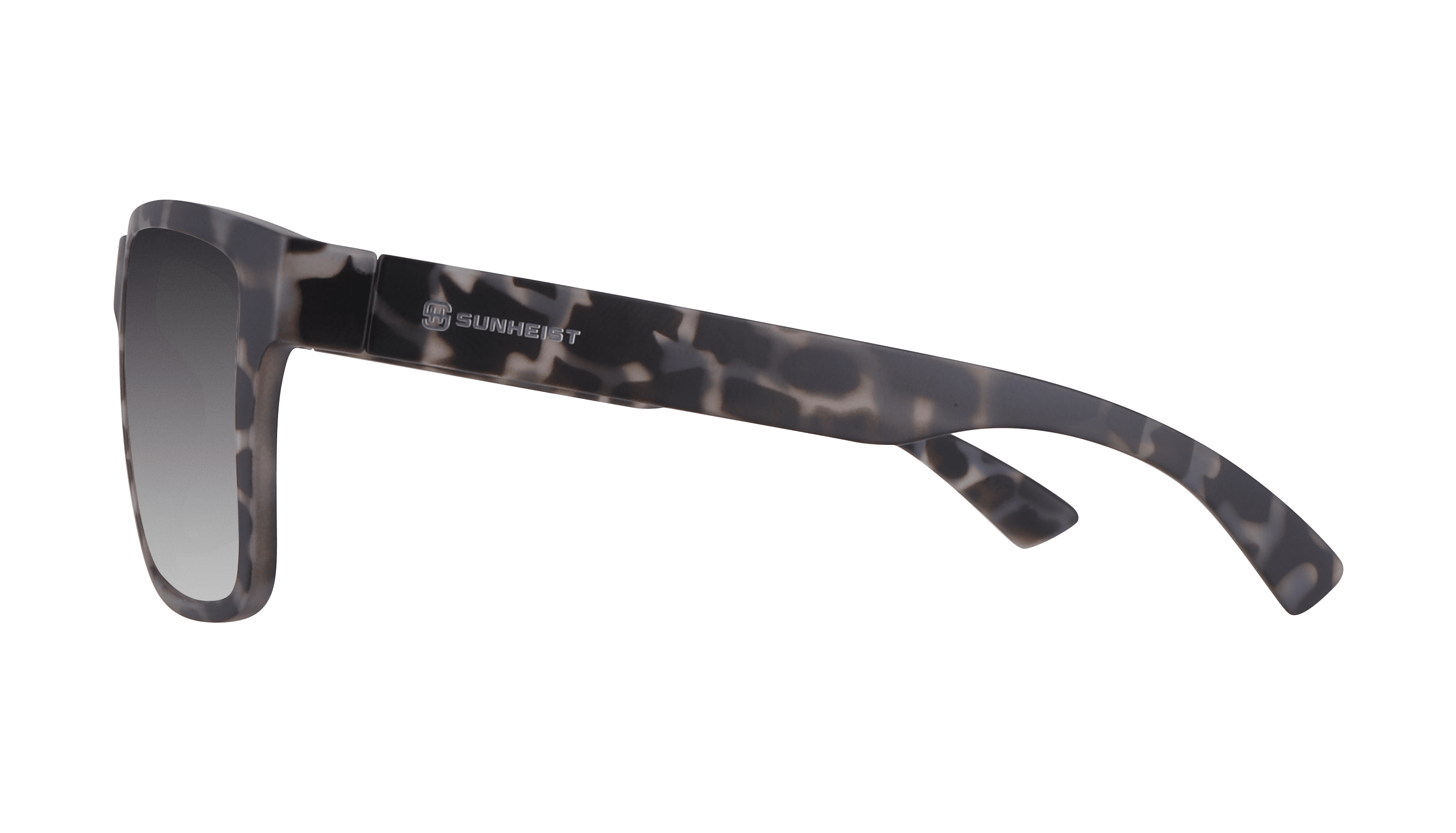 Matte Gray Tortoise / Smoke Gradient with Light Mirror