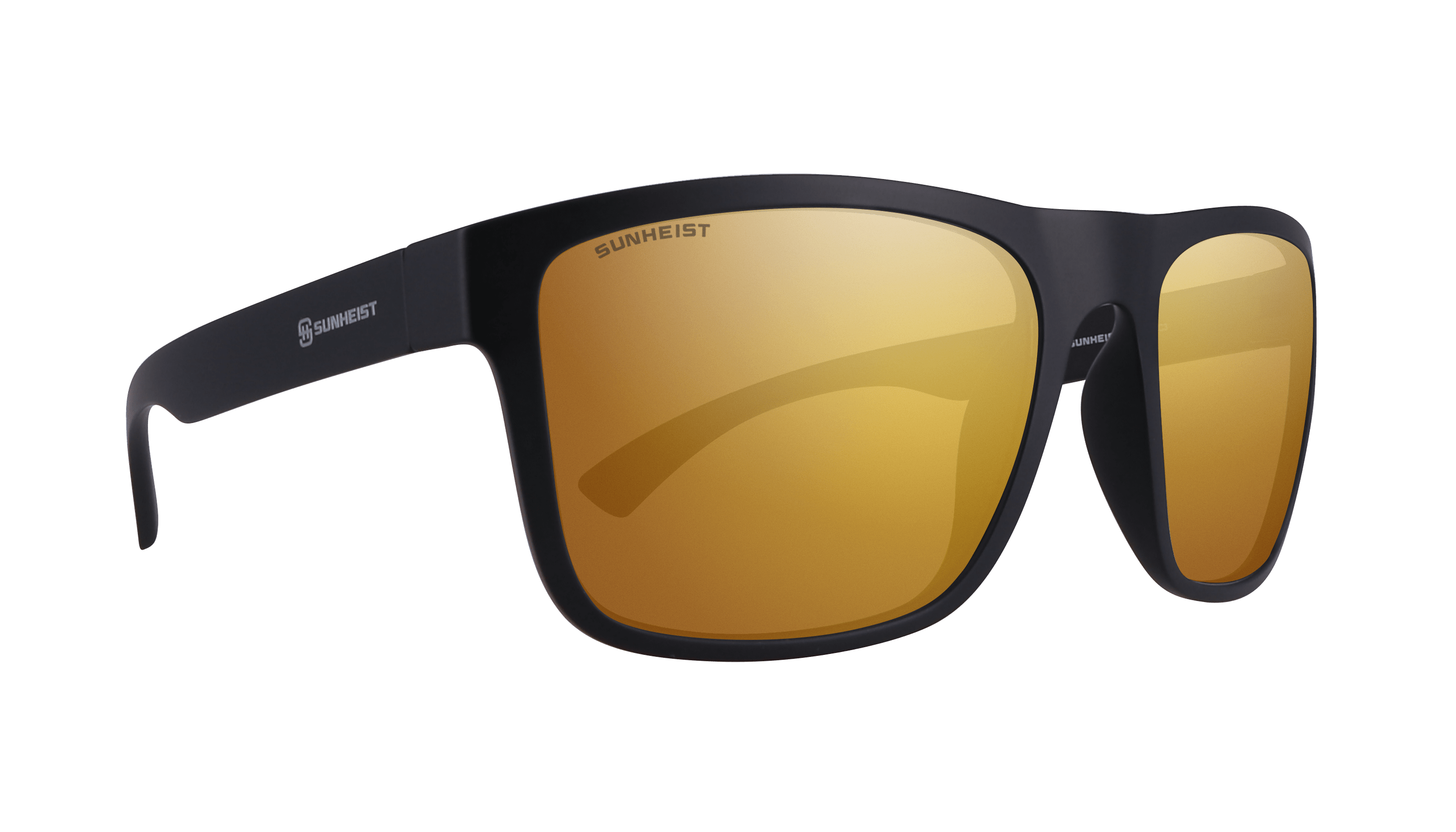 Matte Black / Brown with Gold Mirror