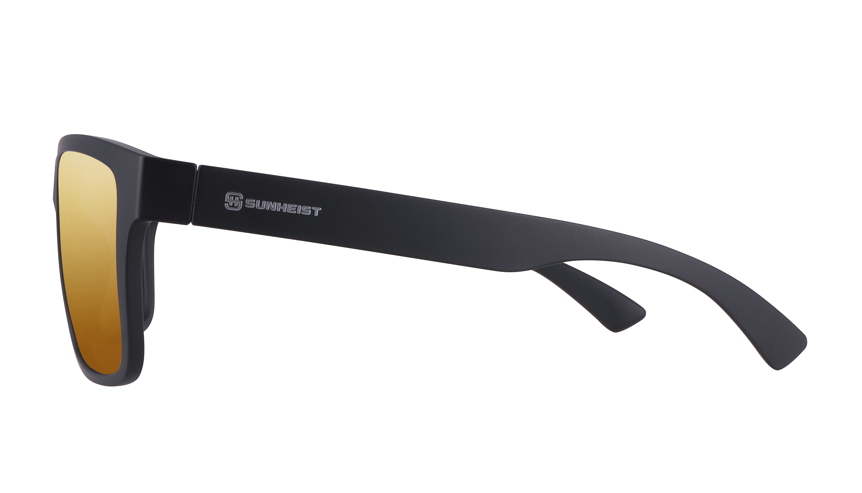 Matte Black / Brown with Gold Mirror