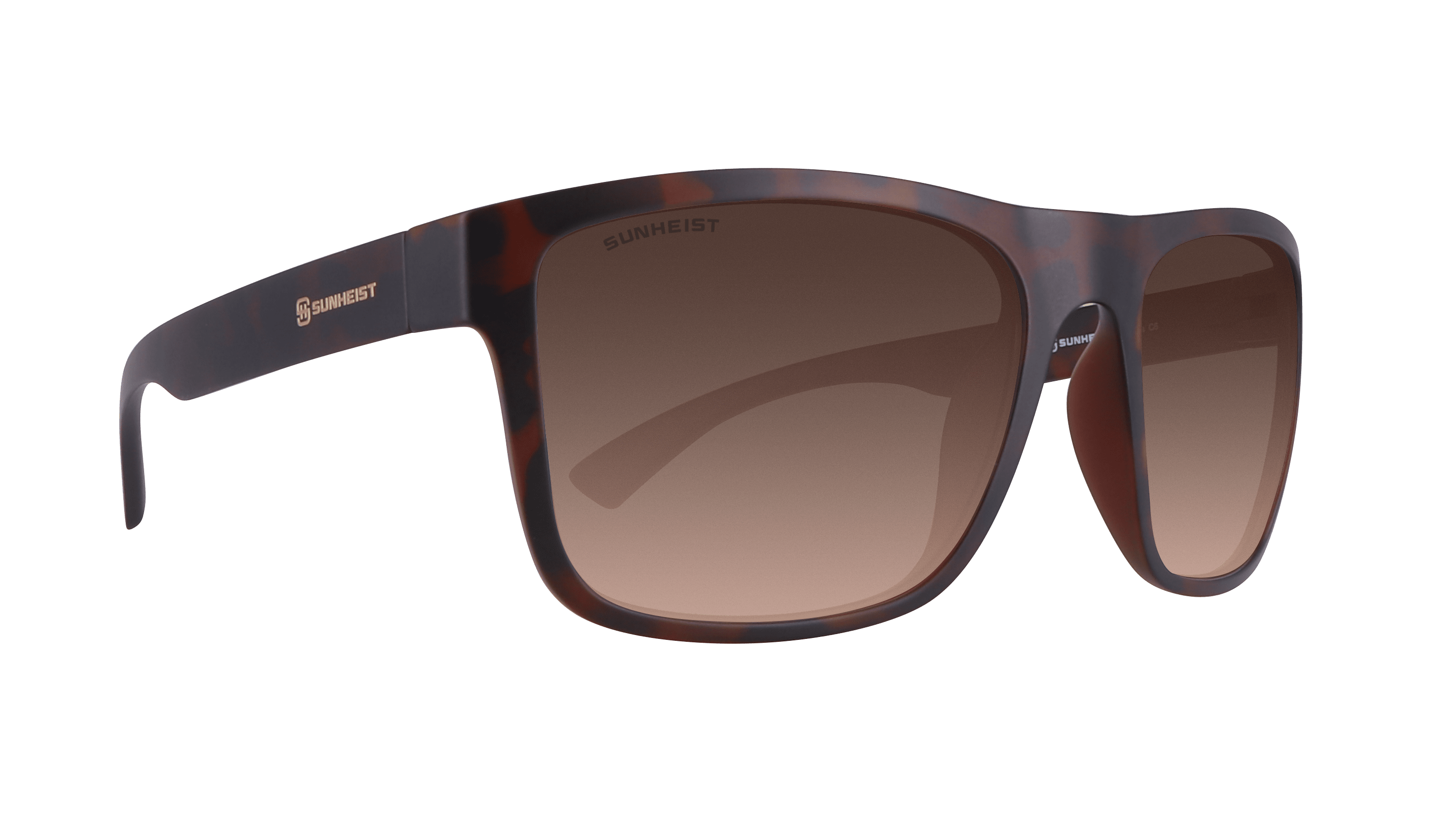 Matte Brown Tortoise / Brown Gradient with Light Mirror