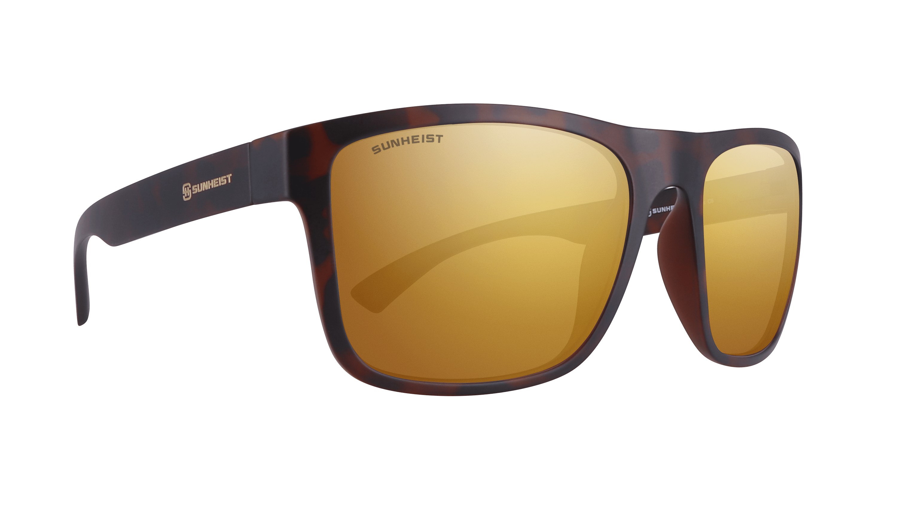 Matte Brown Tortoise / Brown with Gold Mirror