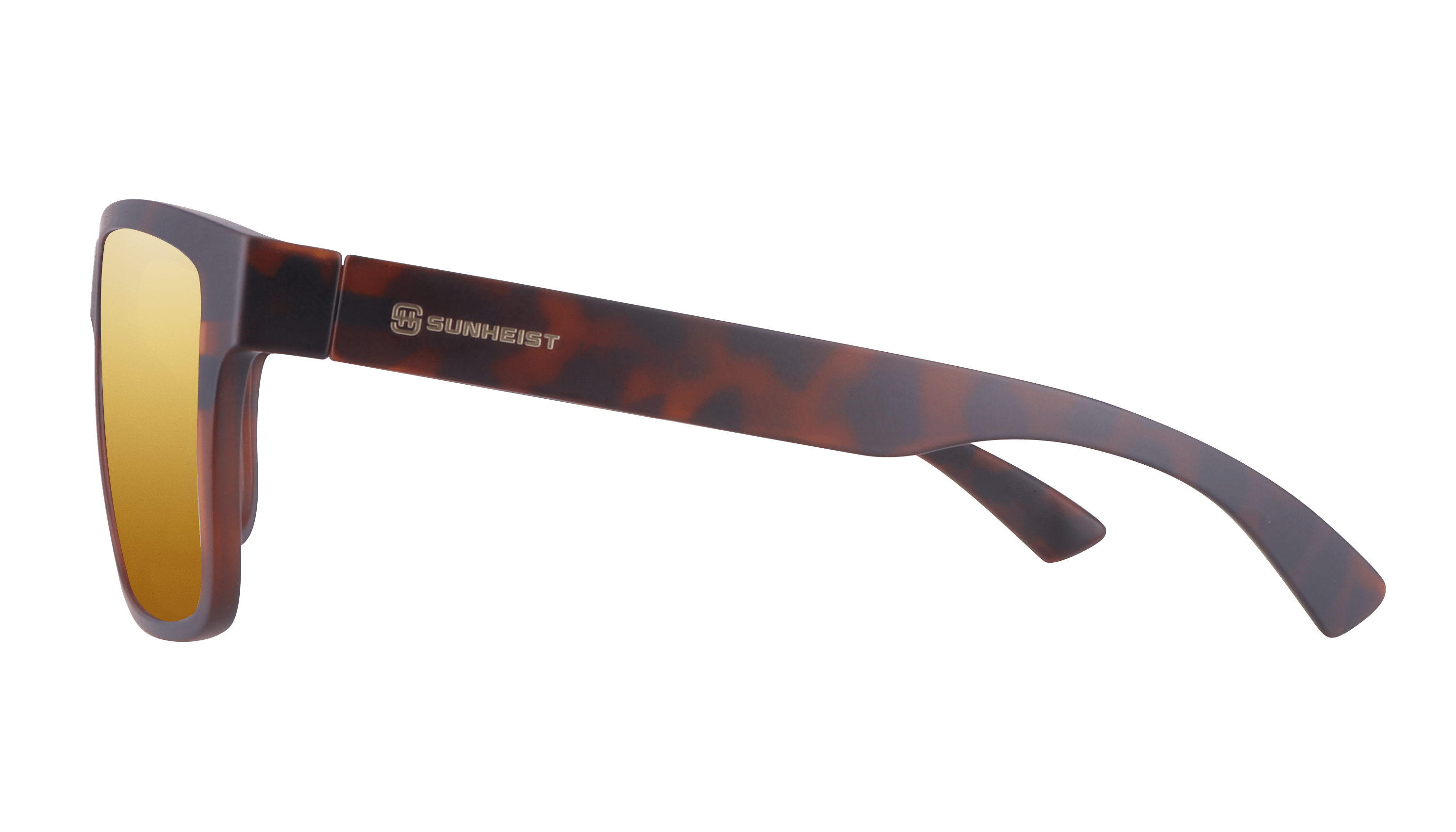 Matte Brown Tortoise / Brown with Gold Mirror