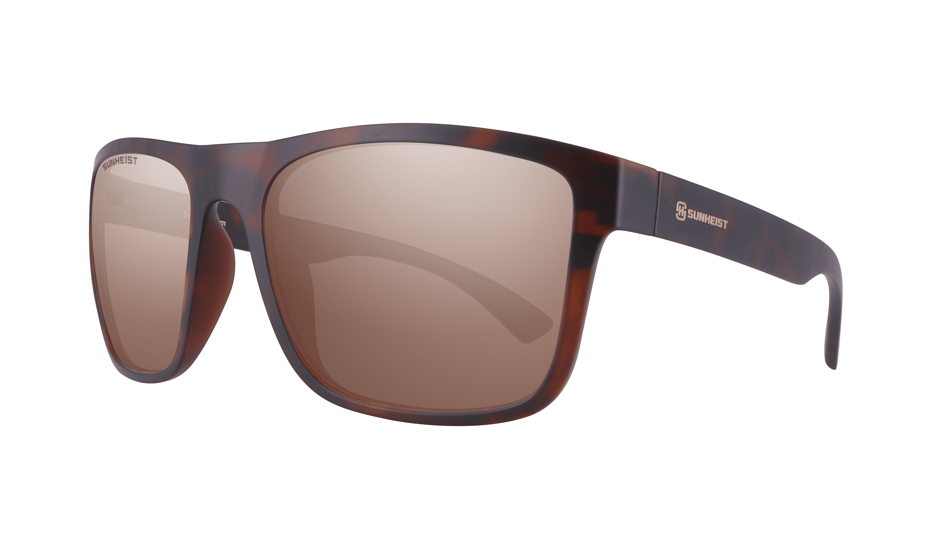Matte Brown Tortoise / Brown with Light Mirror