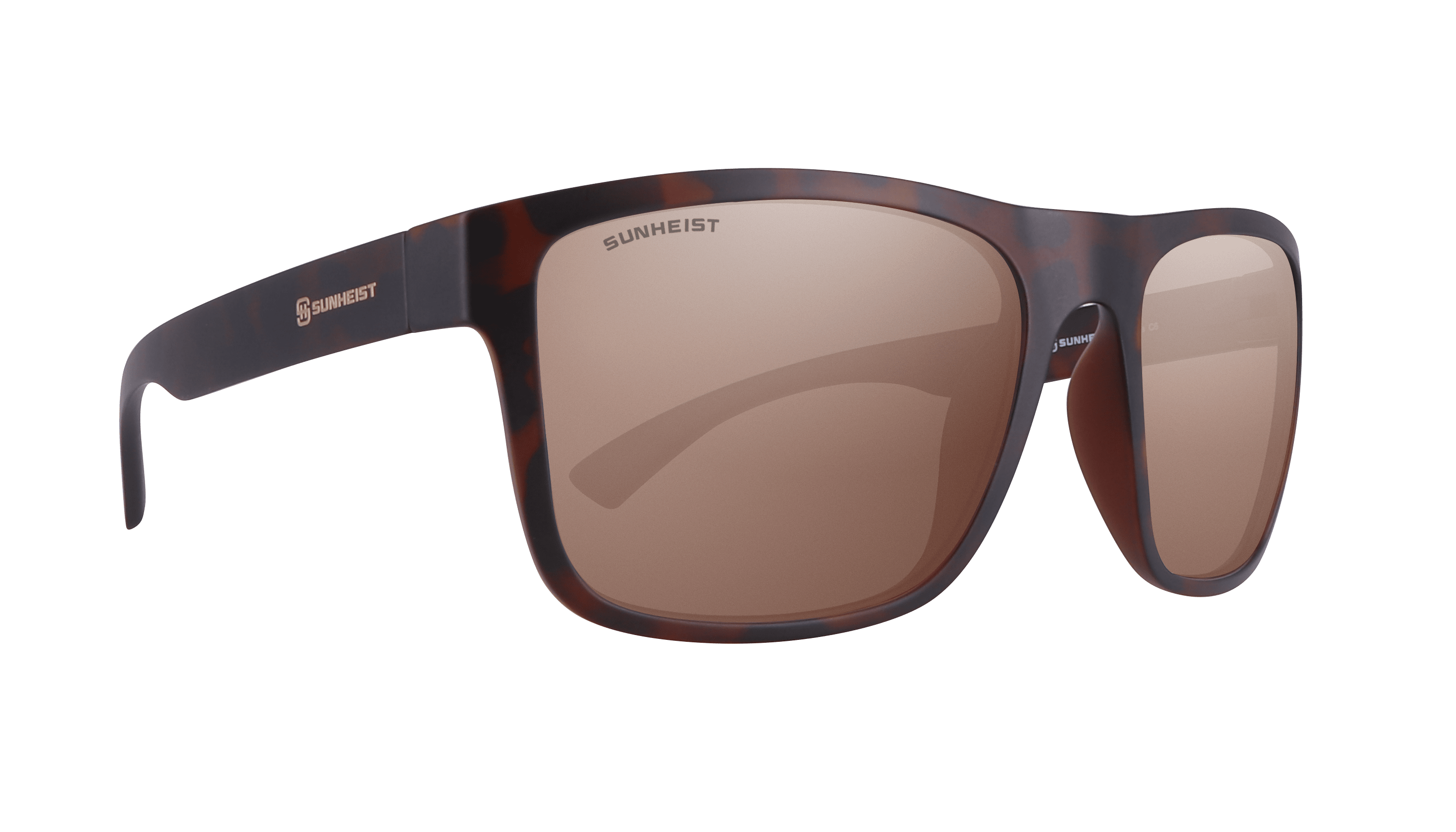 Matte Brown Tortoise / Brown with Light Mirror
