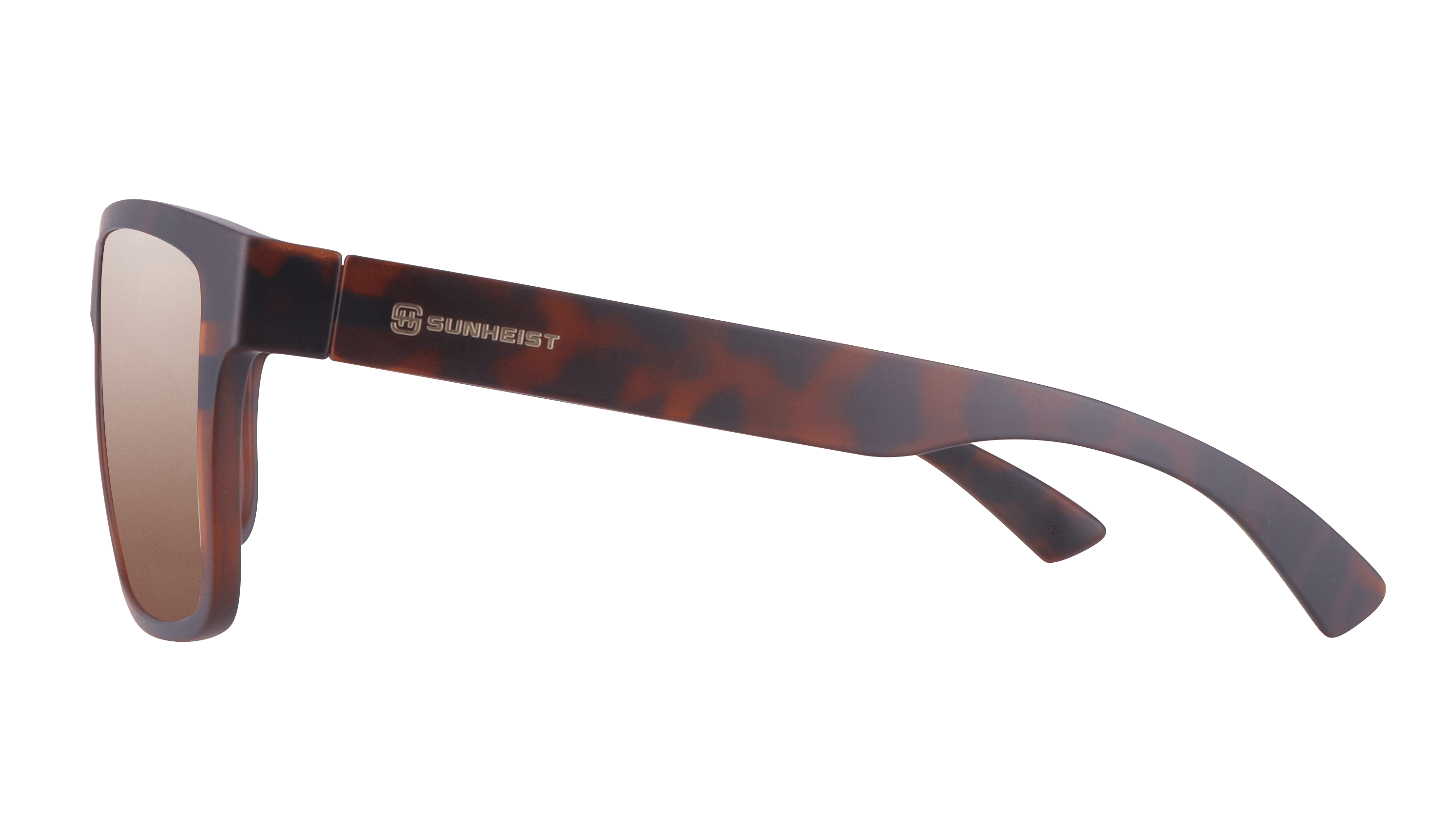 Matte Brown Tortoise / Brown with Light Mirror