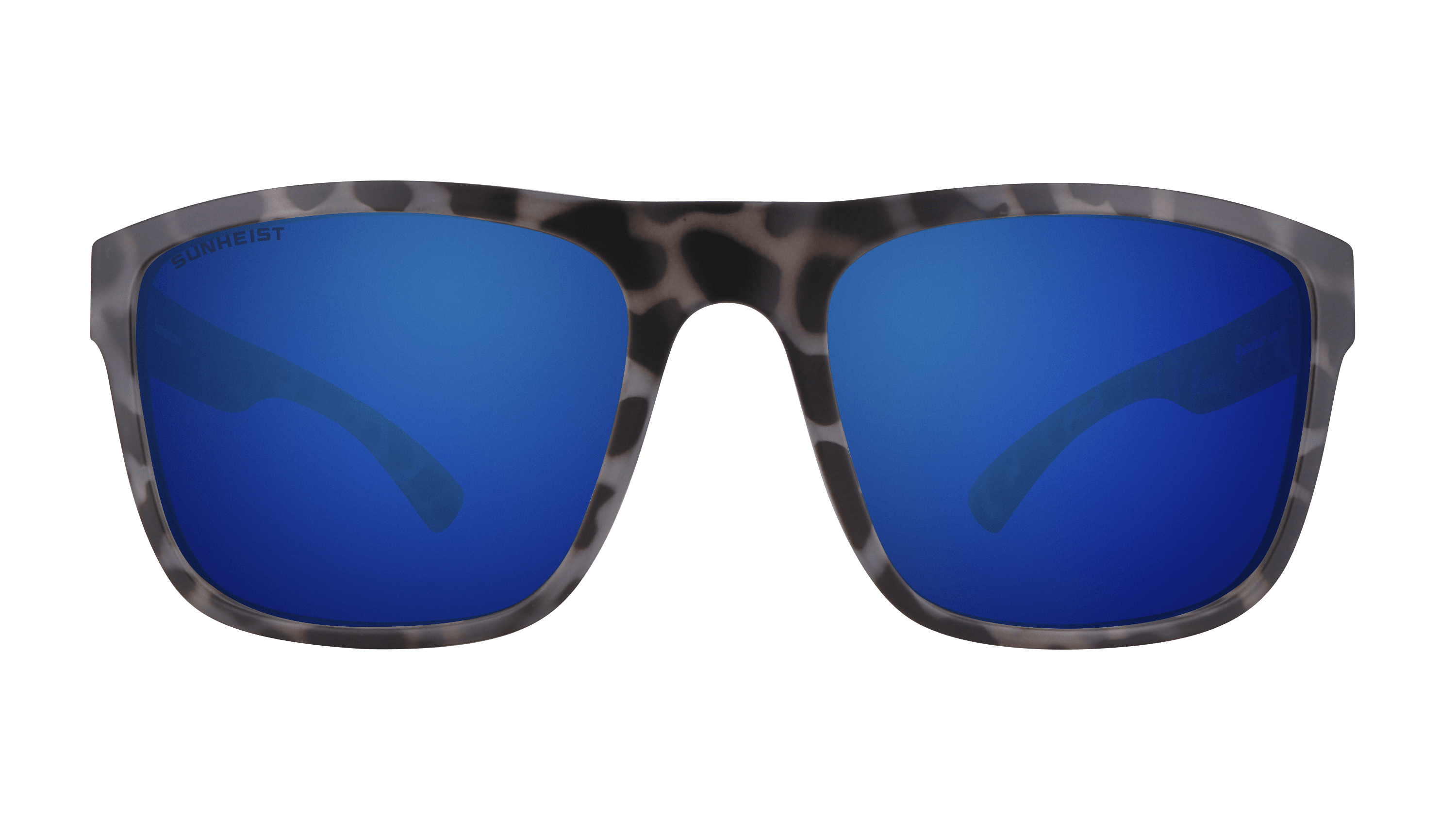 Matte Gray Tortoise / Smoke with True Blue Mirror