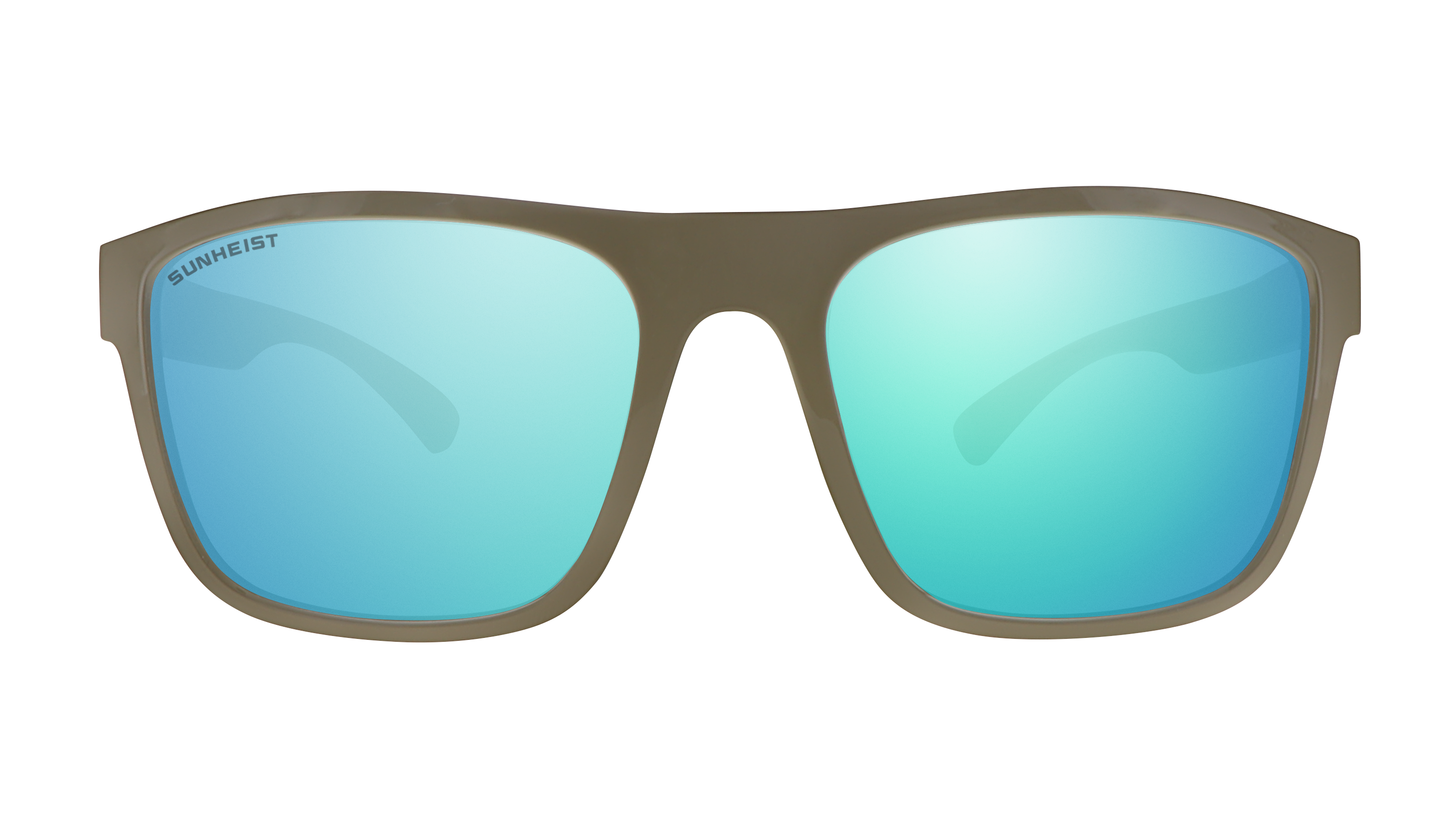 Gloss Sand / Brown with Green Mirror