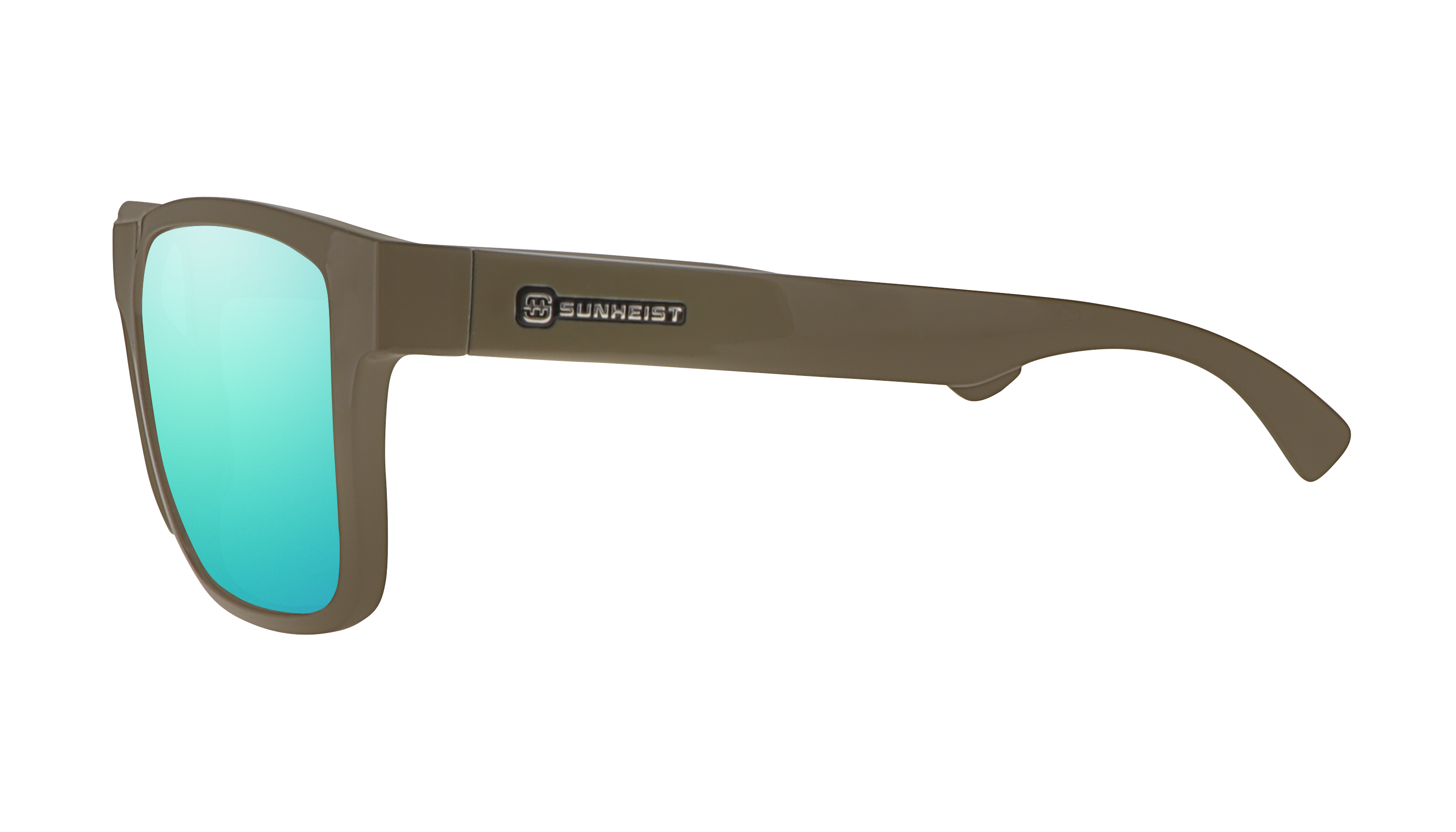 Gloss Sand / Brown with Green Mirror