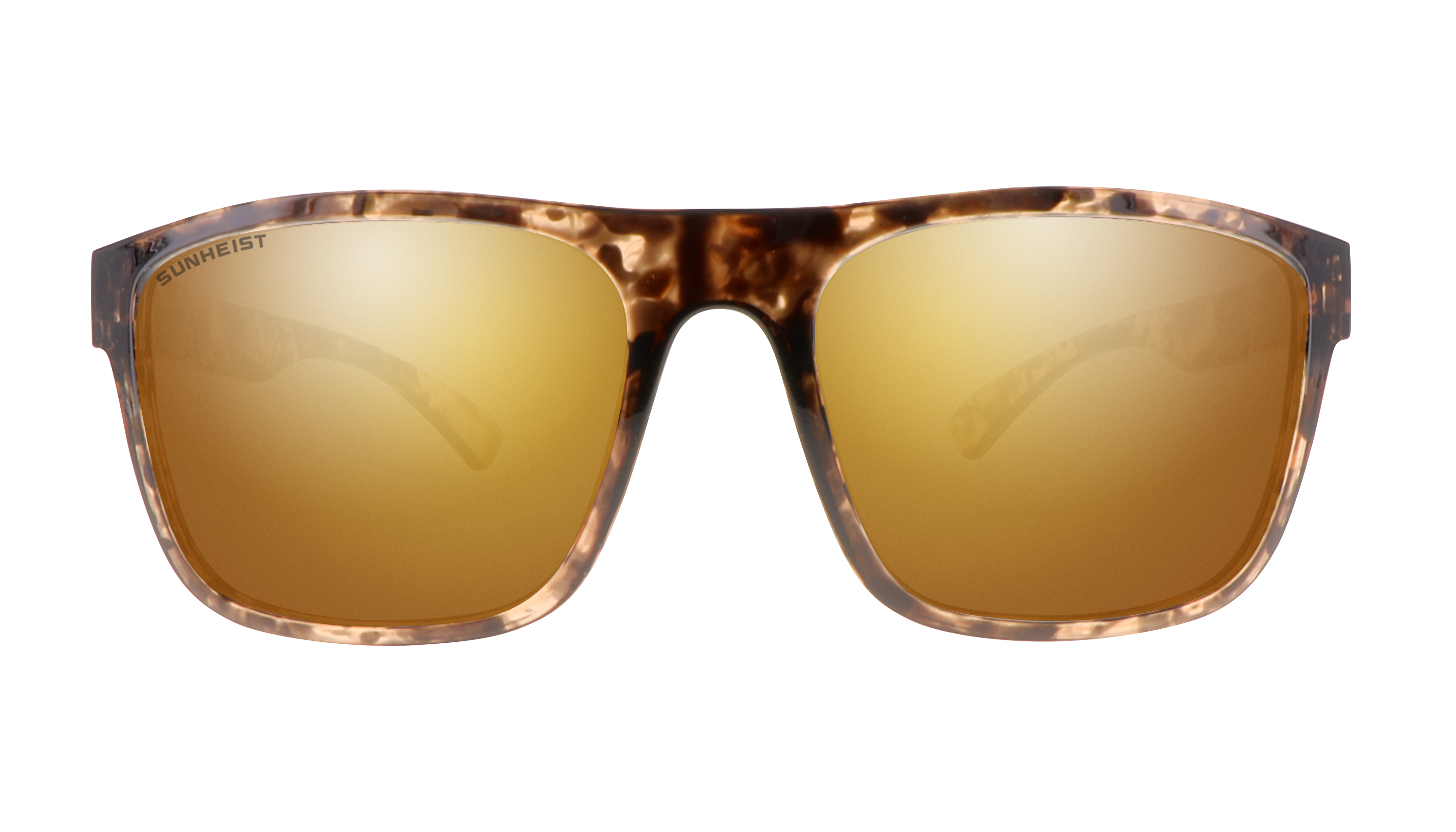 Gloss Brown Tortoise / Brown with Gold Full Mirror