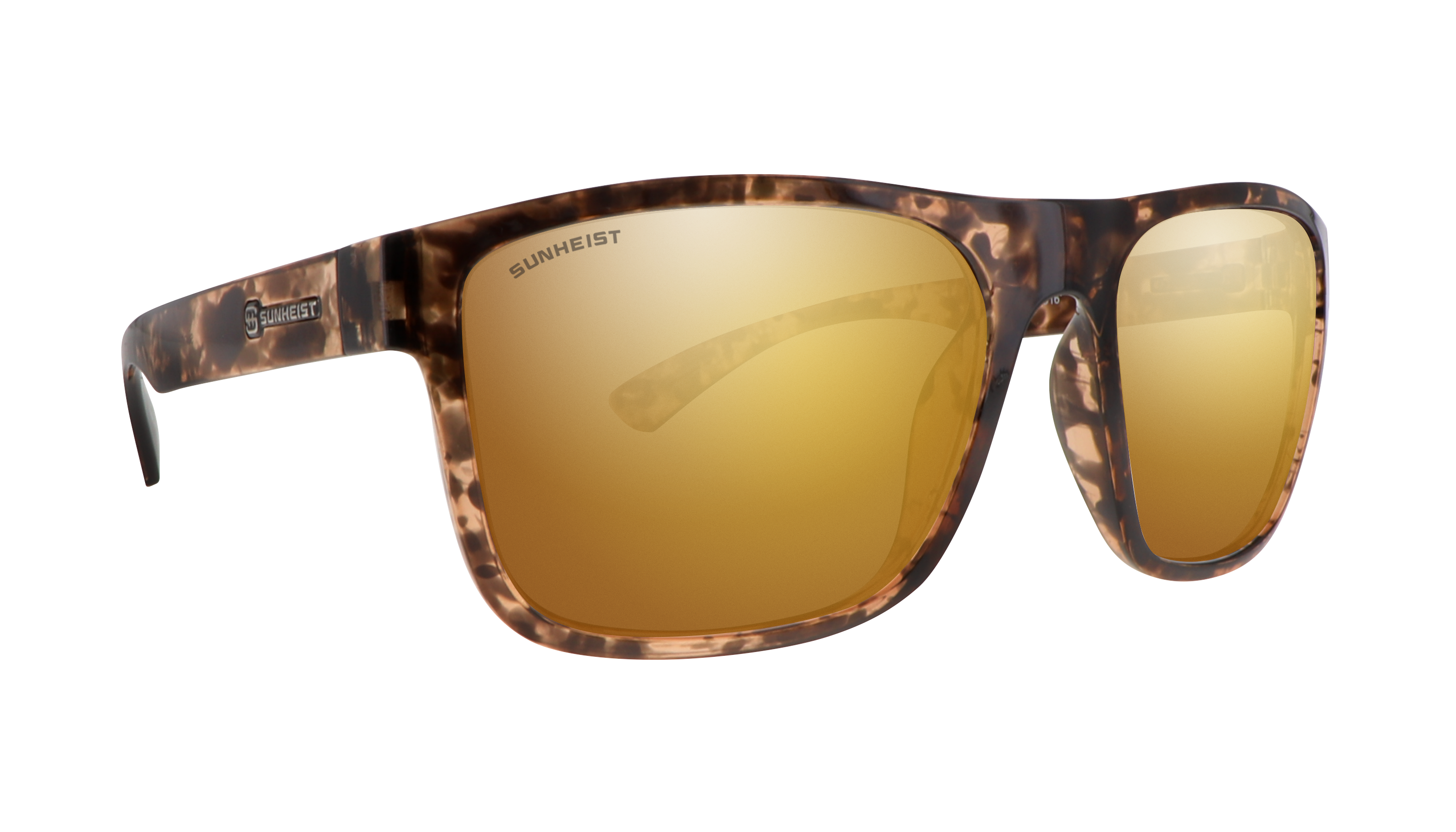 Gloss Brown Tortoise / Brown with Gold Full Mirror