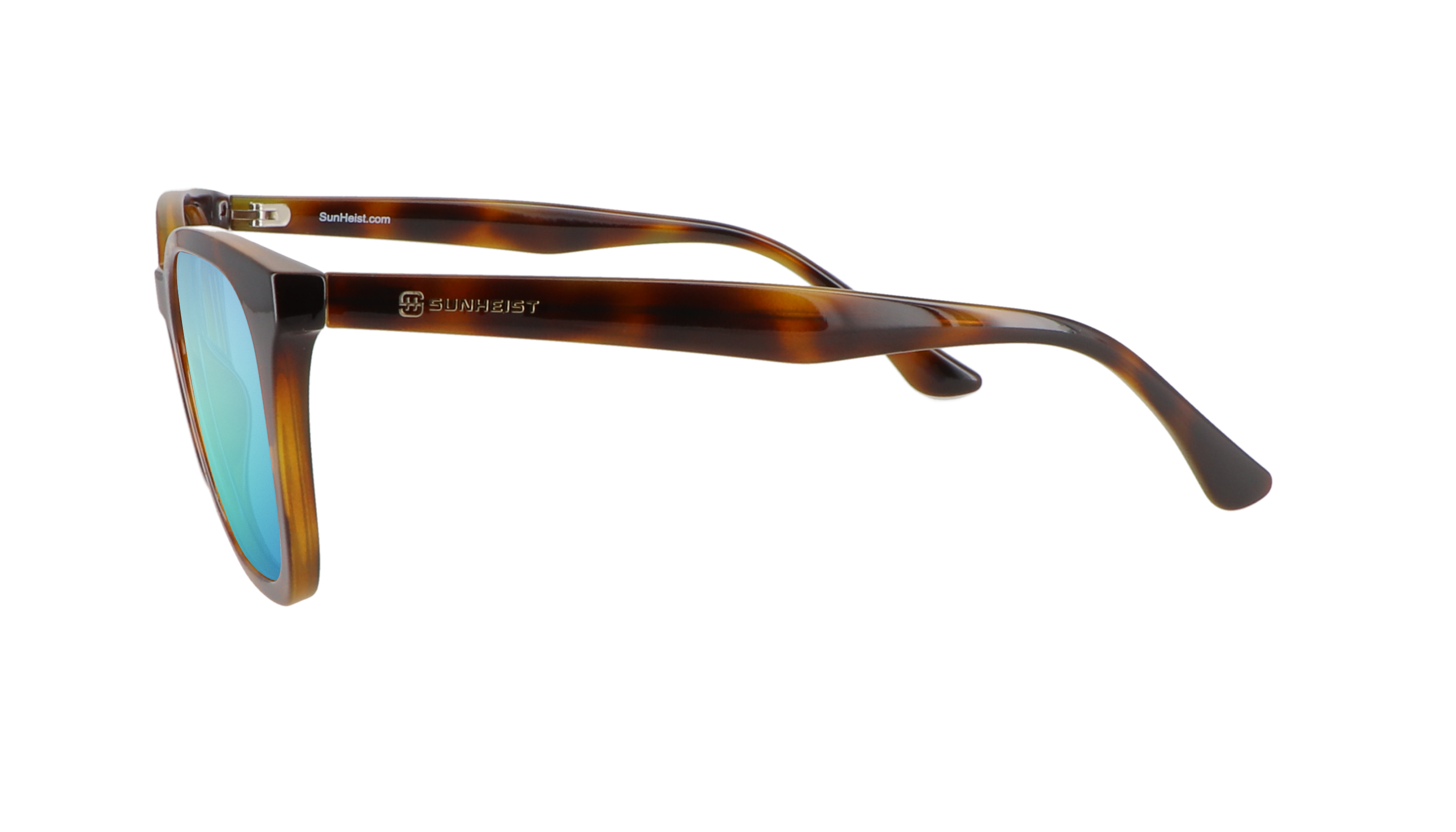 Gloss Jelly Brown Tortoise / Brown with Green Mirror