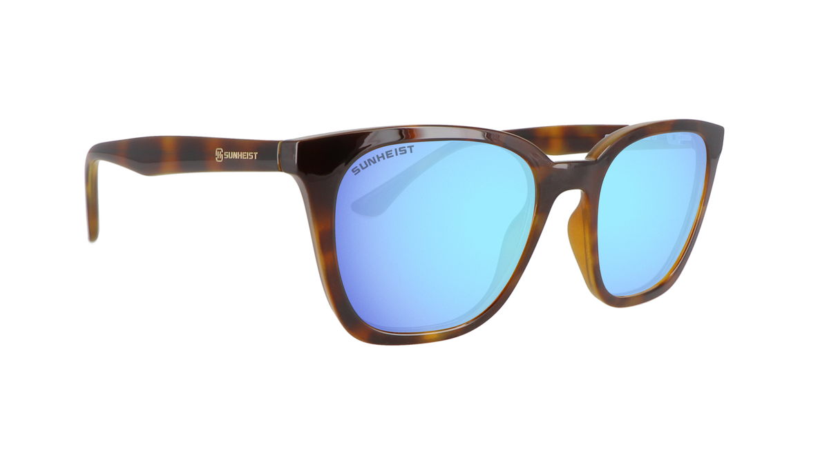 Gloss Jelly Brown Tortoise / Smoke with Icy Blue Mirror