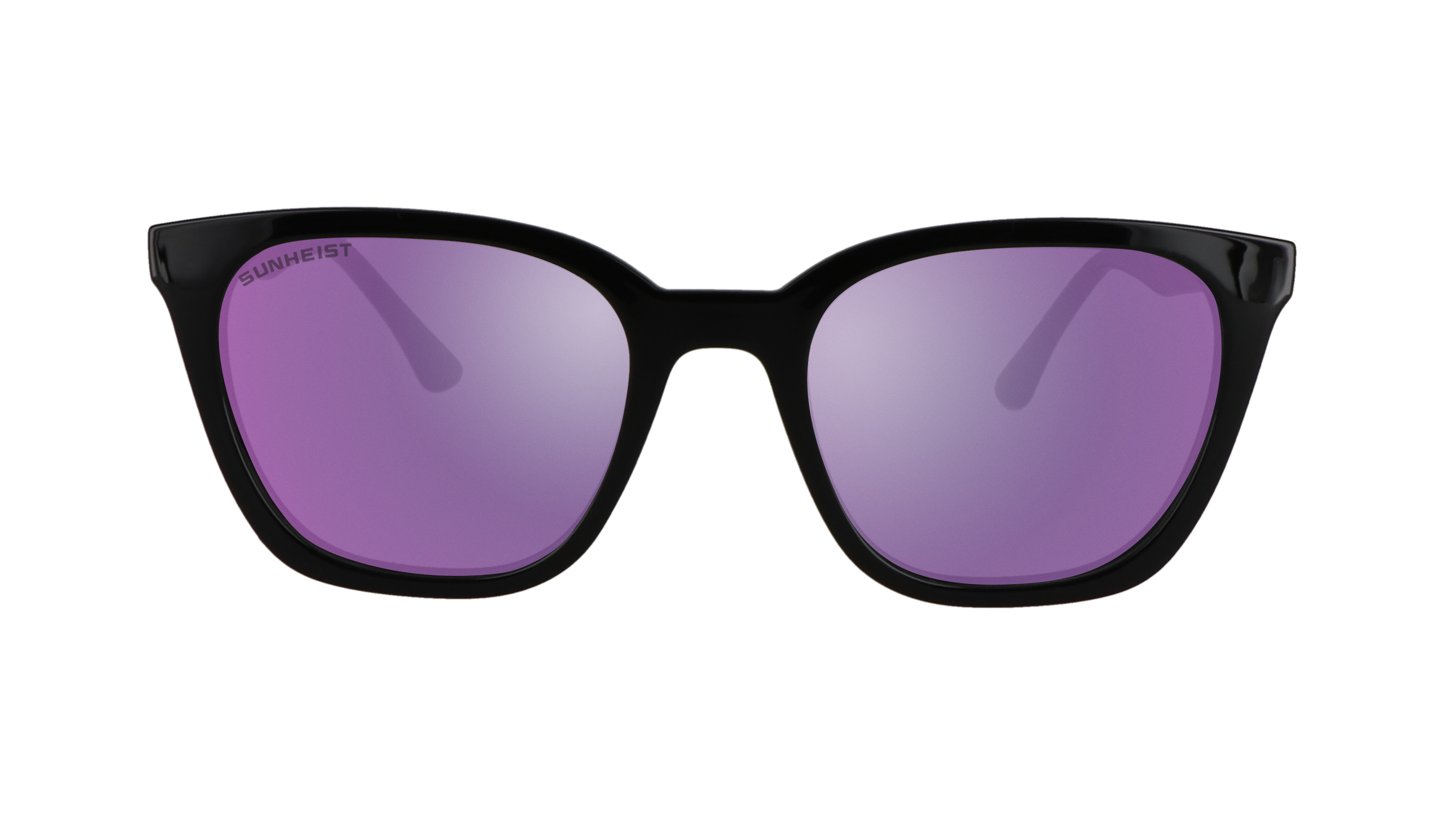 Gloss Black / Smoke with Purple Mirror