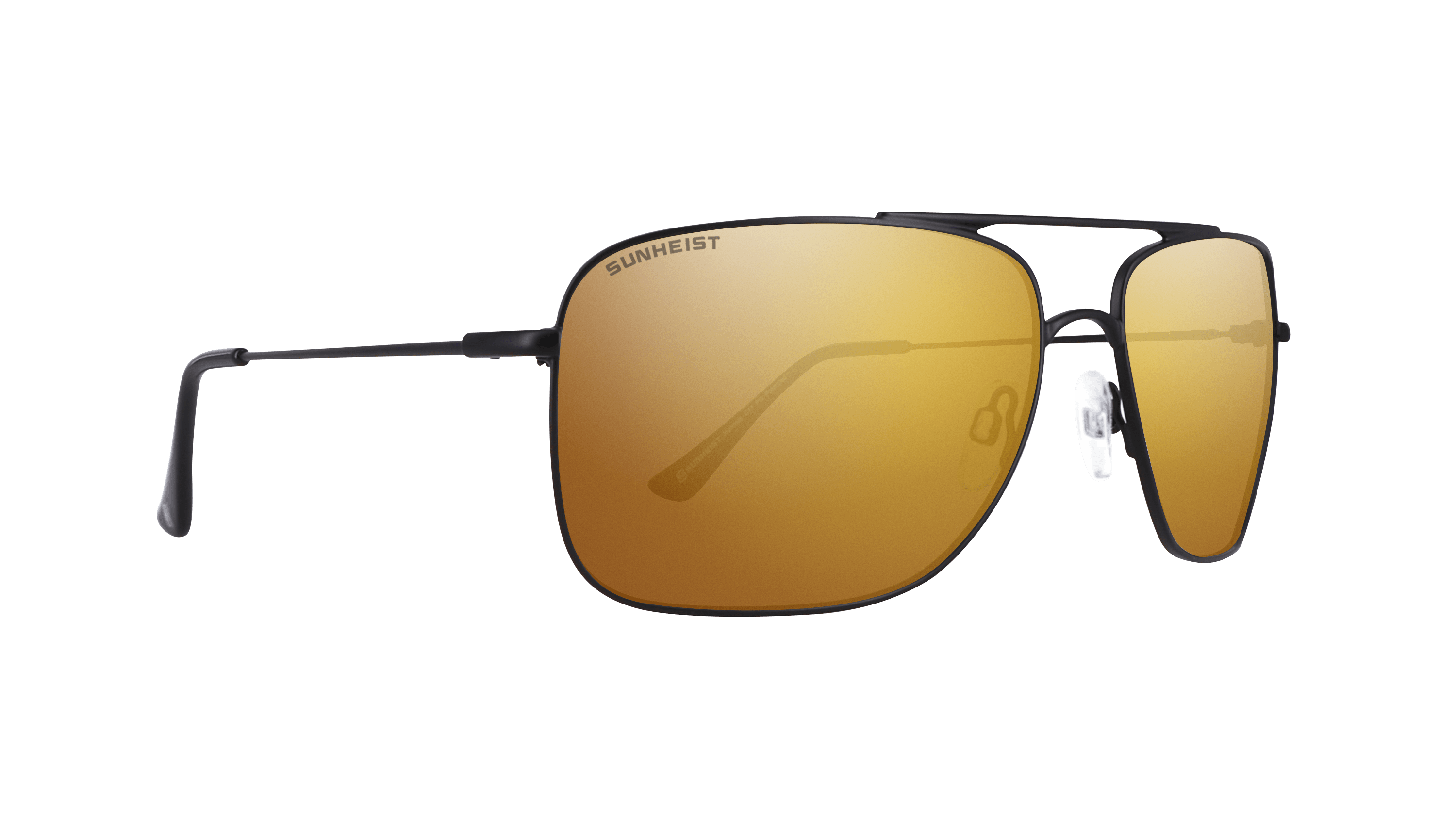 Matte Black / Brown with Gold Mirror Polarized