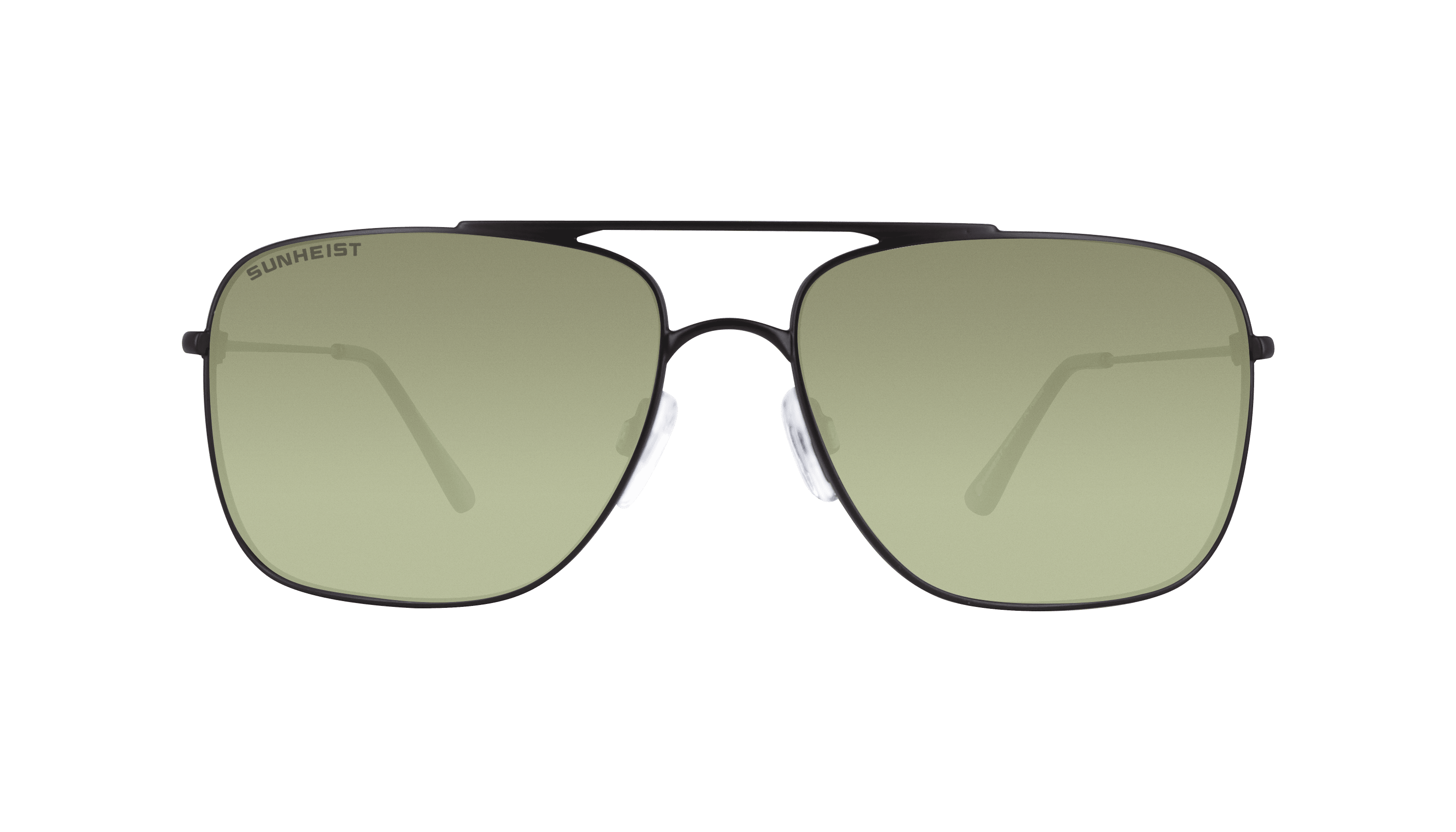 Matte Black / Gradient Green with Light Mirror