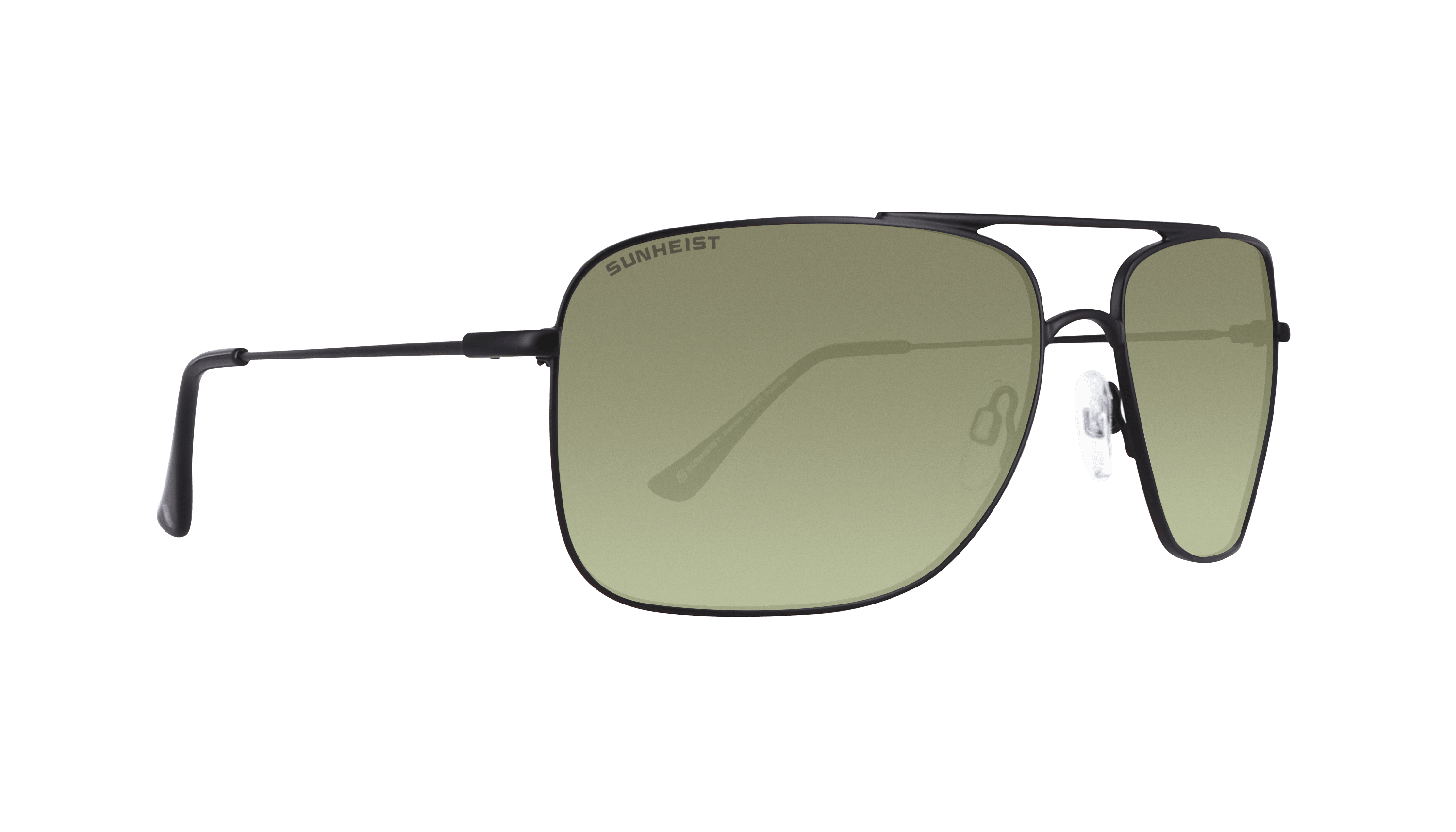 Matte Black / Gradient Green with Light Mirror