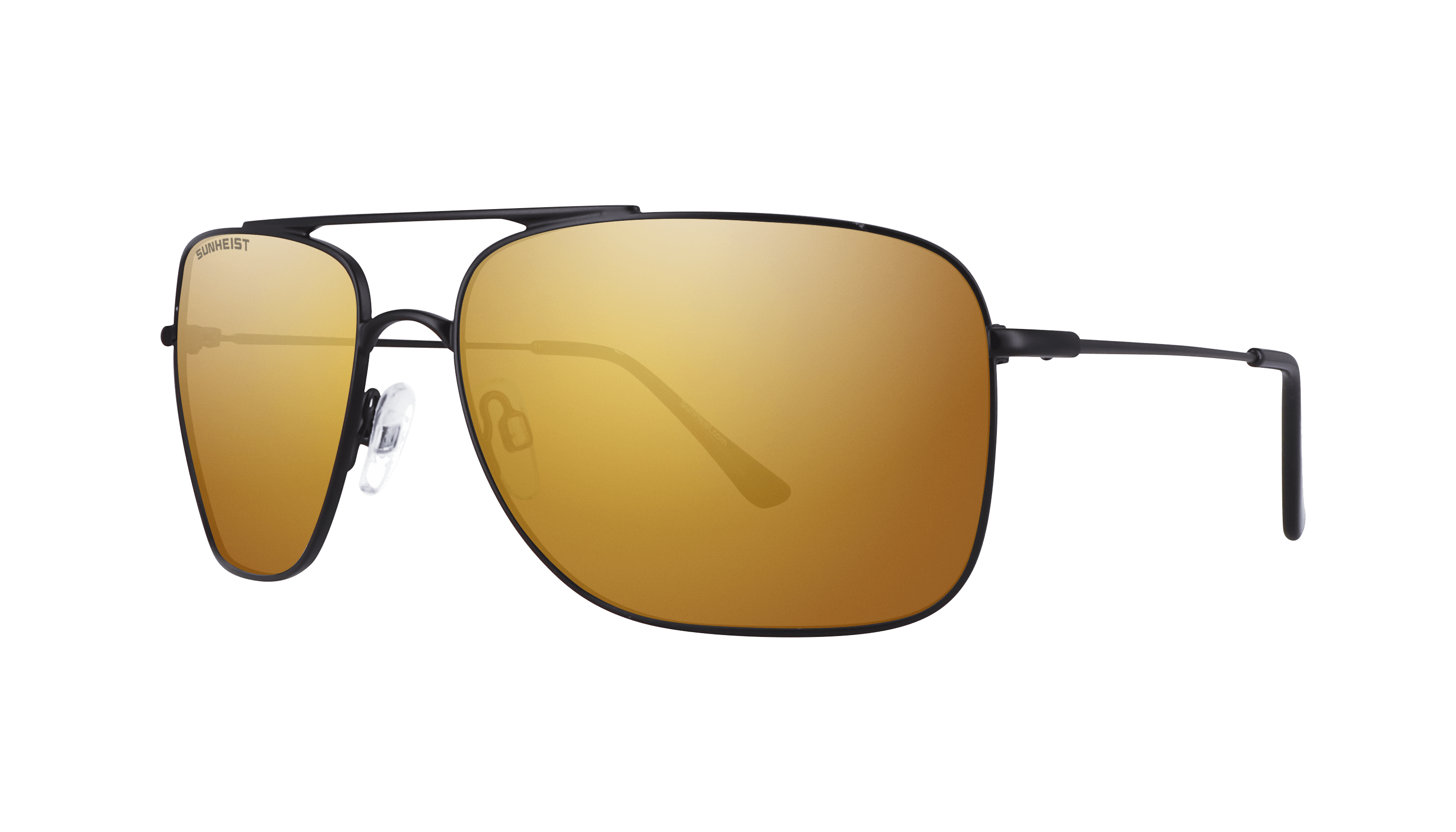 Matte Black / Brown with Gold Mirror