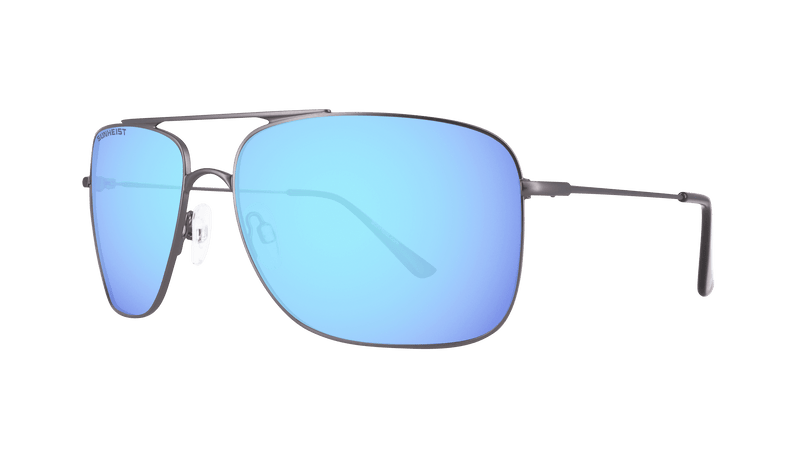 Matte Dark Gun / Smoke with Icy Blue Mirror Polarized