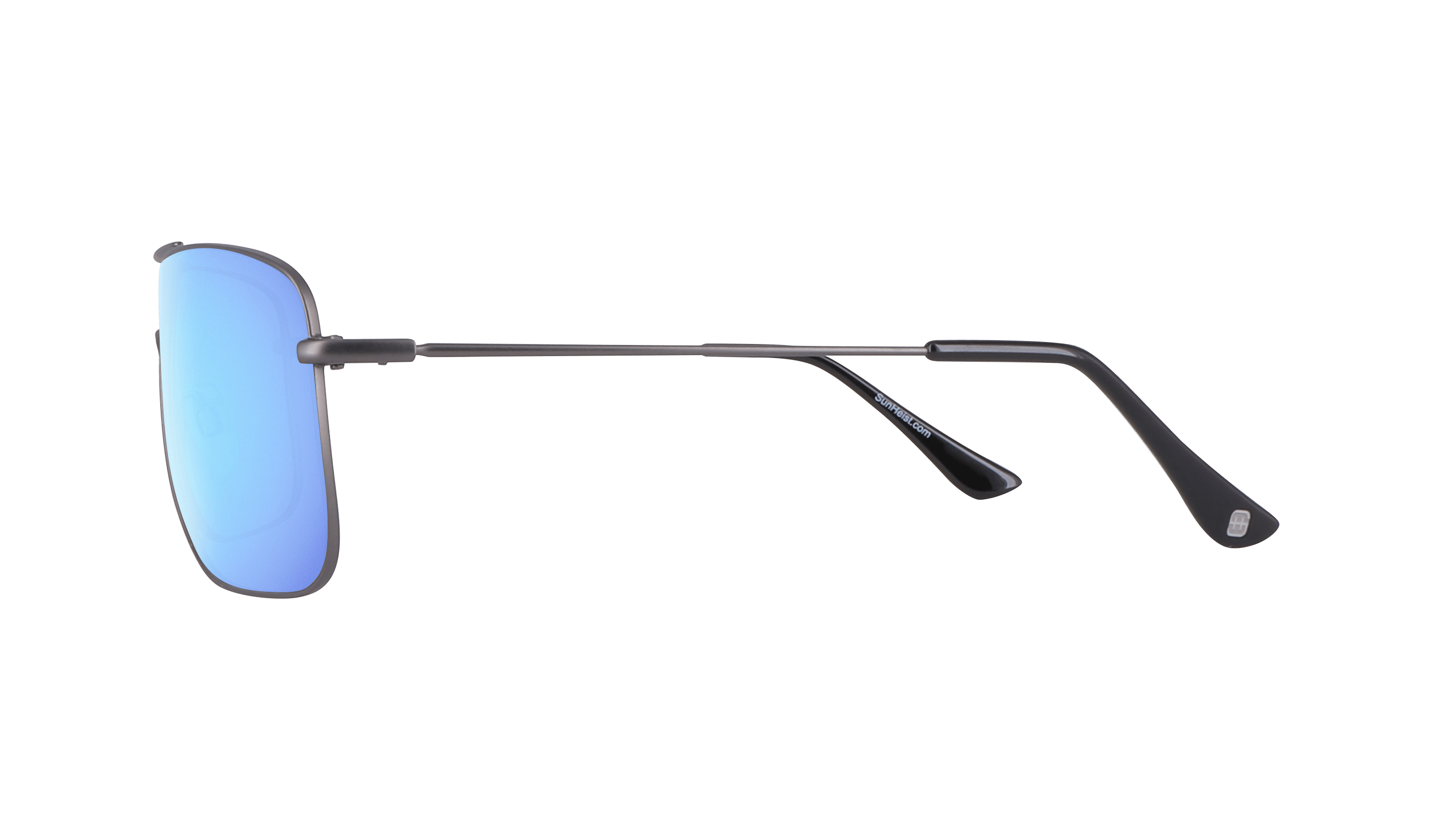 Matte Dark Gun / Smoke with Icy Blue Mirror Polarized