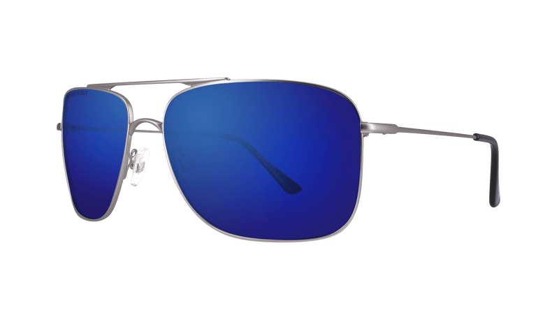 Silver / Smoke with True Blue Mirror Polarized