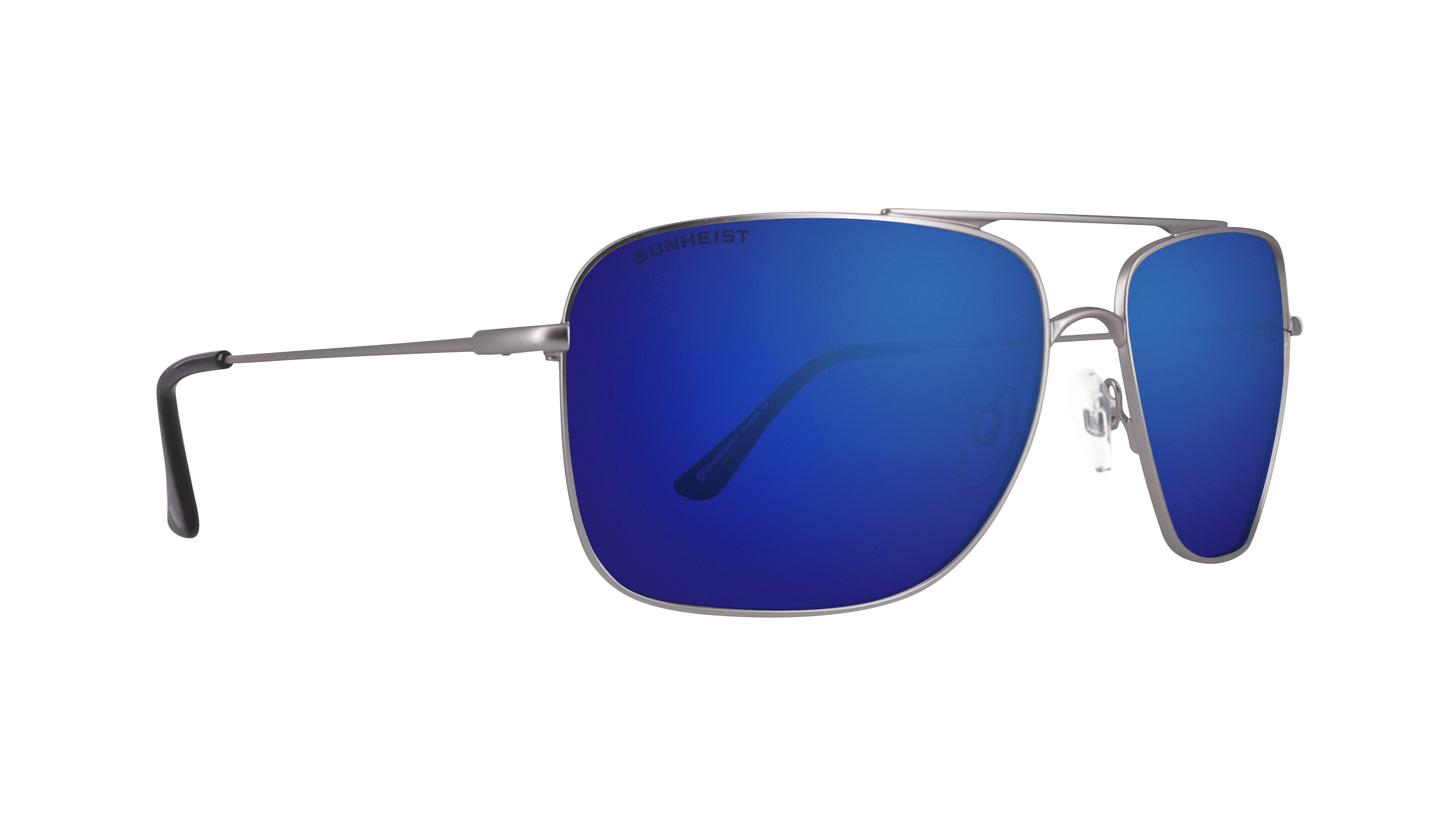 Silver / Smoke with True Blue Mirror Polarized