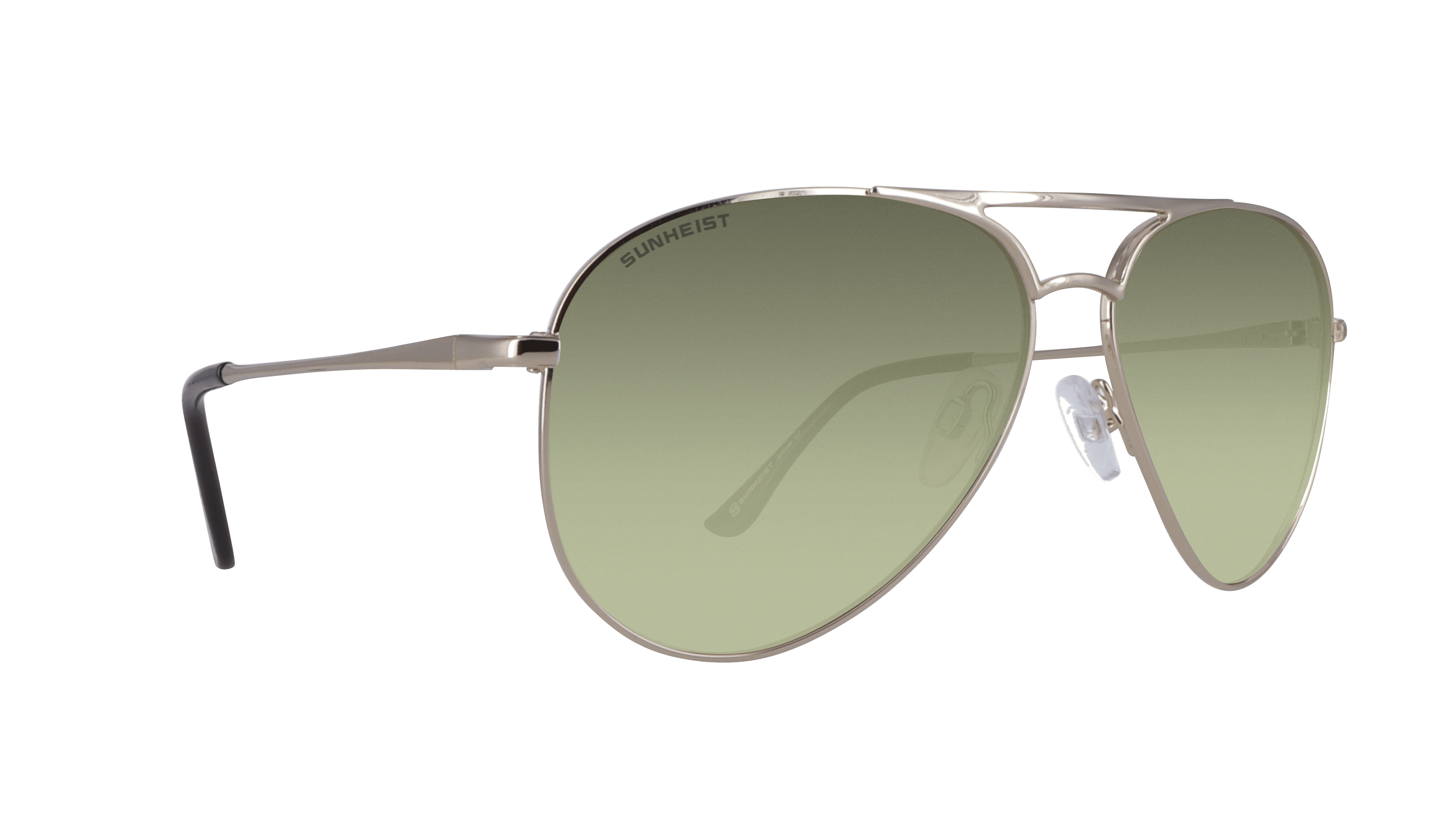 Gloss Light Gold / Gradient Green with Light Mirror