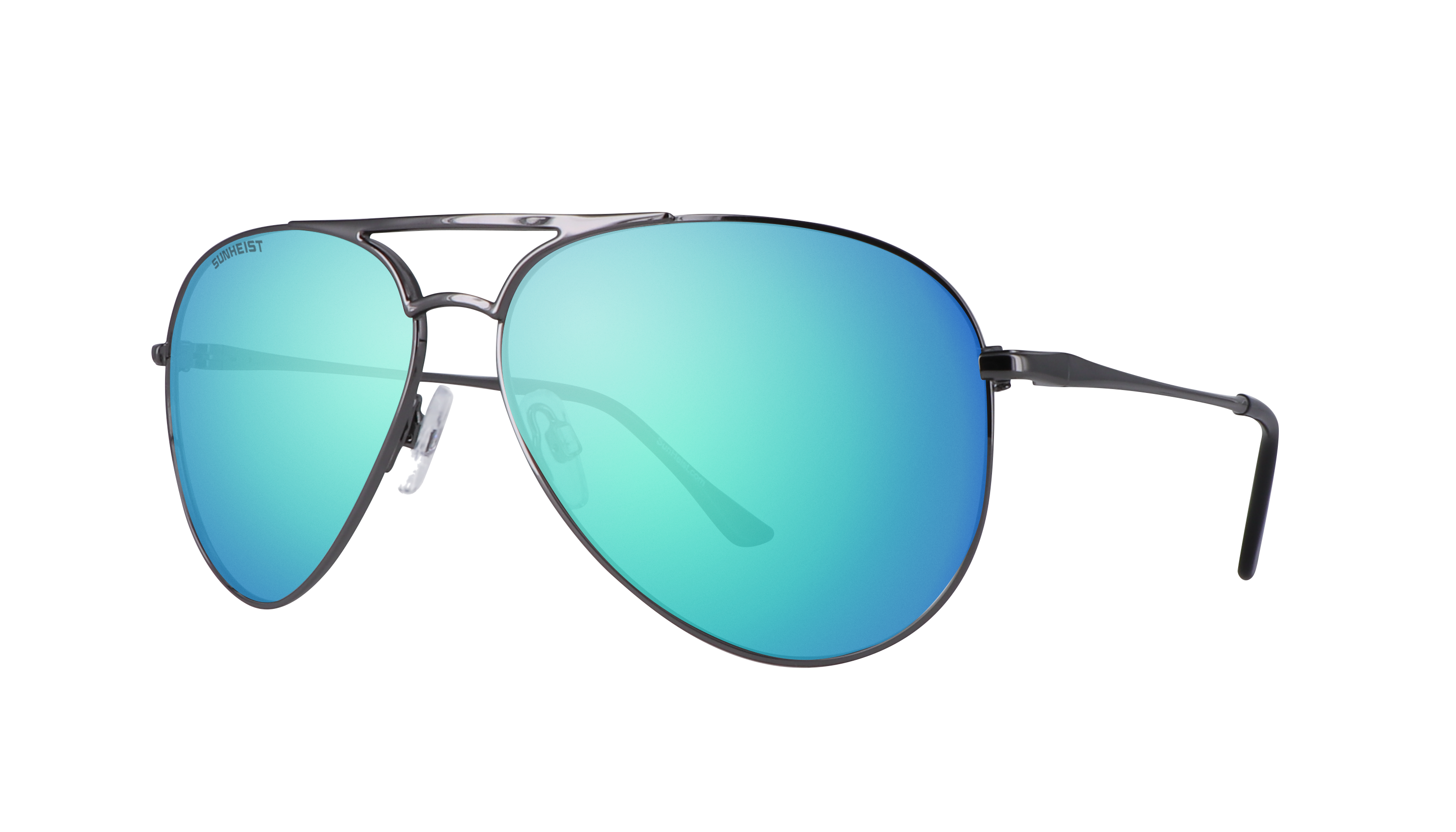 Gloss Dark Gun / Green with Green Mirror