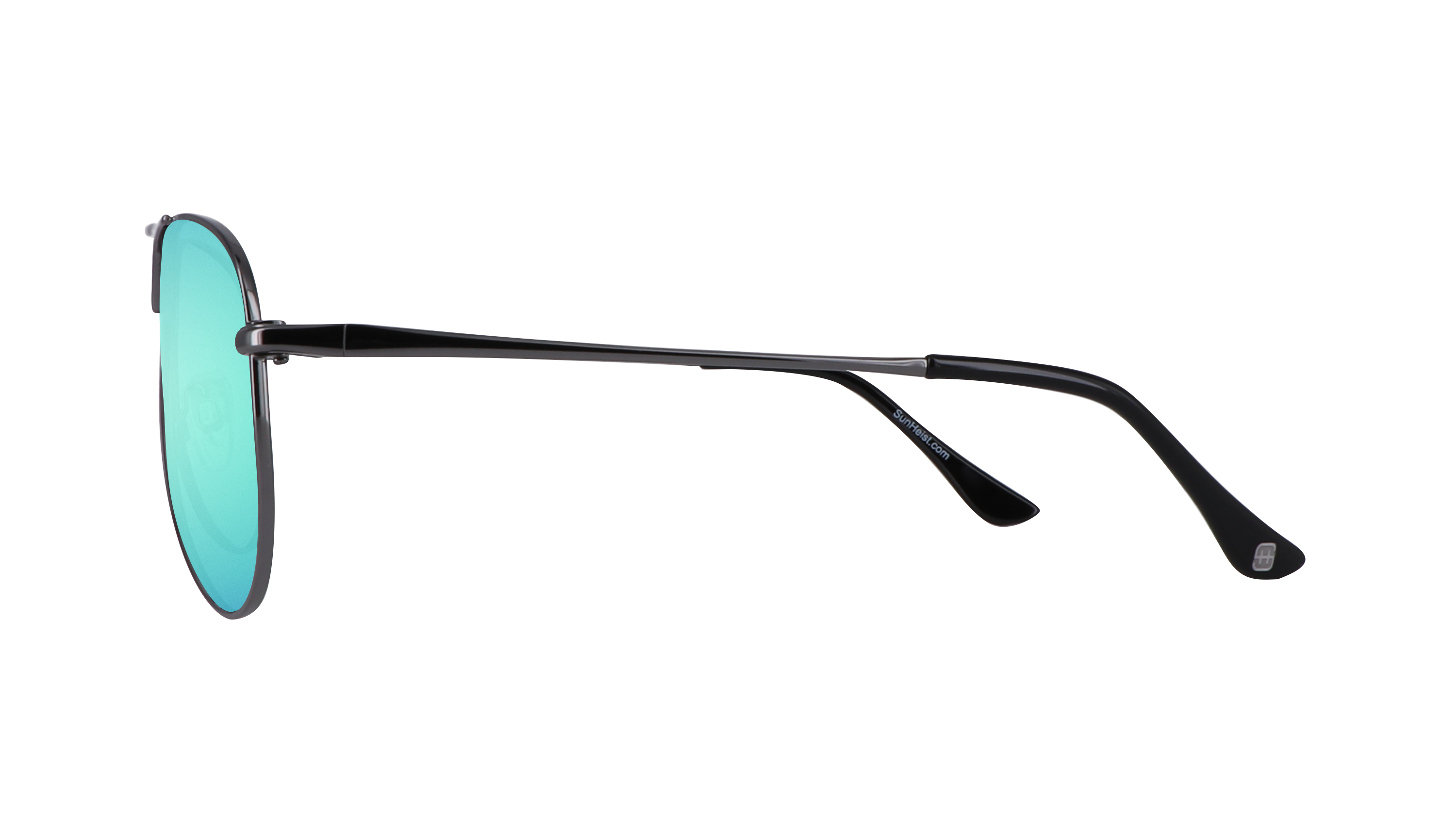 Gloss Dark Gun / Green with Green Mirror