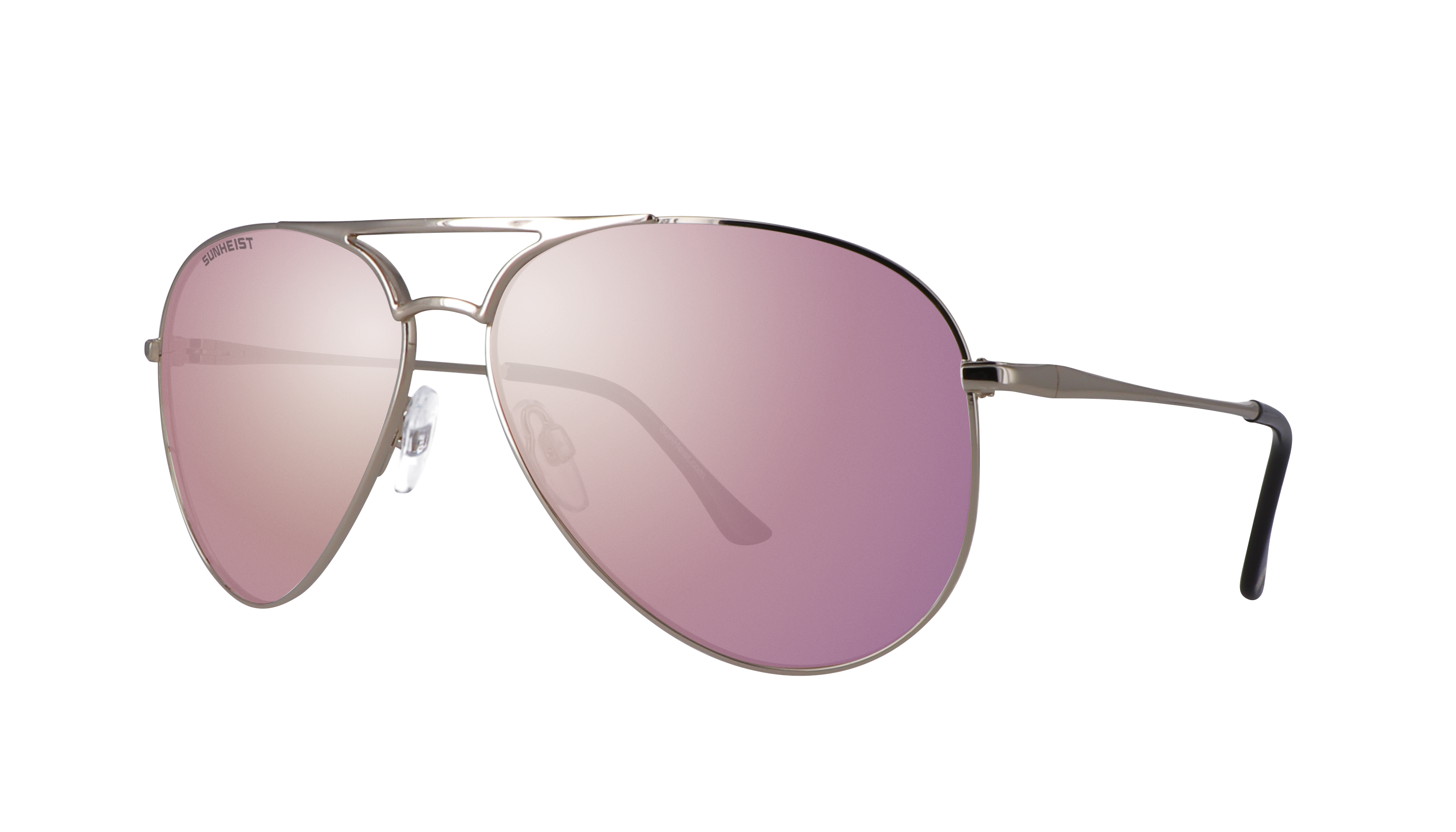 Gloss Light Gold / Smoke with Rose Gold Mirror